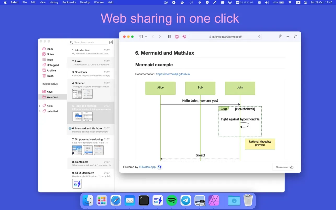FSNotes for mac(文本处理软件)的截图