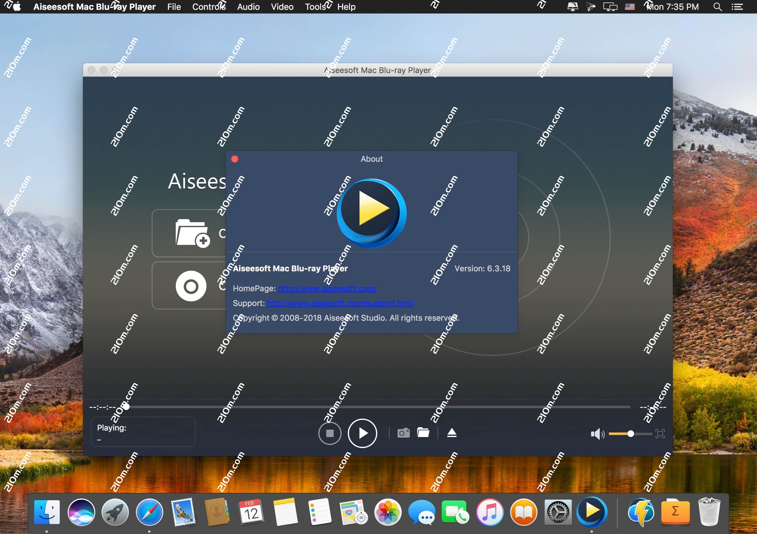 Aiseesoft Blu-ray Player for Mac(强大的蓝光播放器)的截图