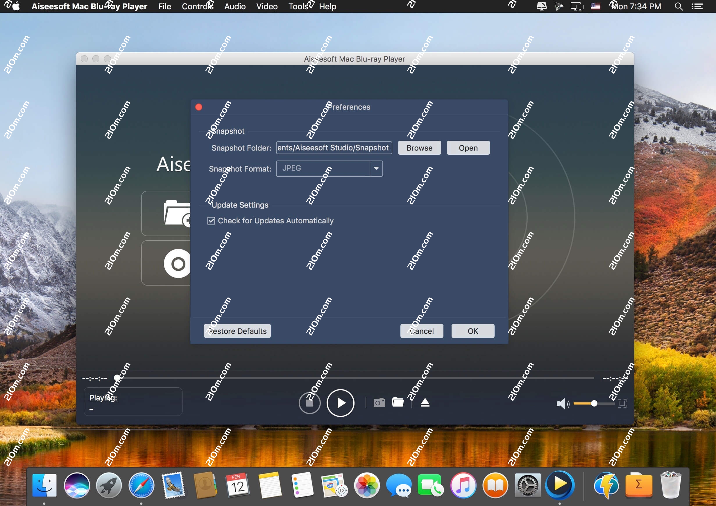 Aiseesoft Blu-ray Player for Mac(强大的蓝光播放器)的截图