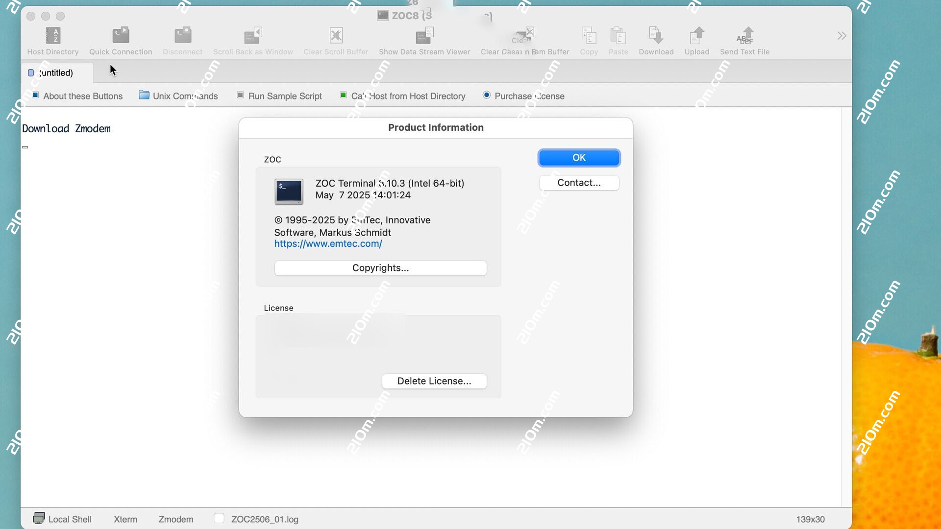 ZOC9 for Mac(终端仿真器软件)的截图
