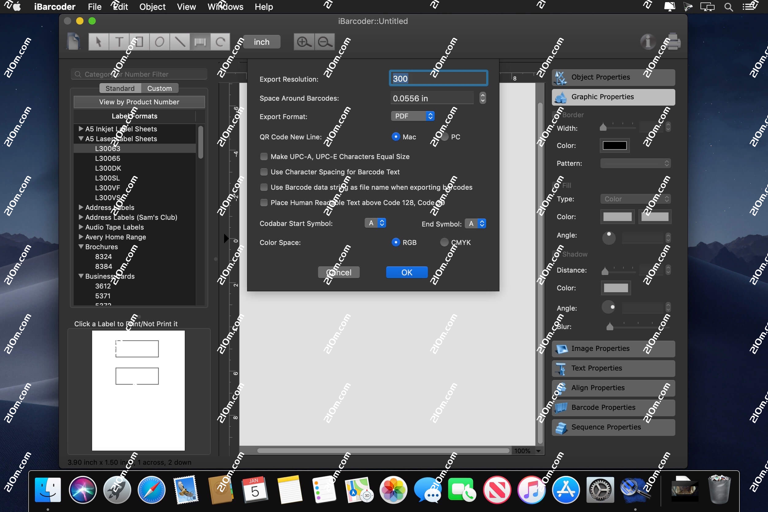 iBarcoder for Mac(条形码生成工具)的截图