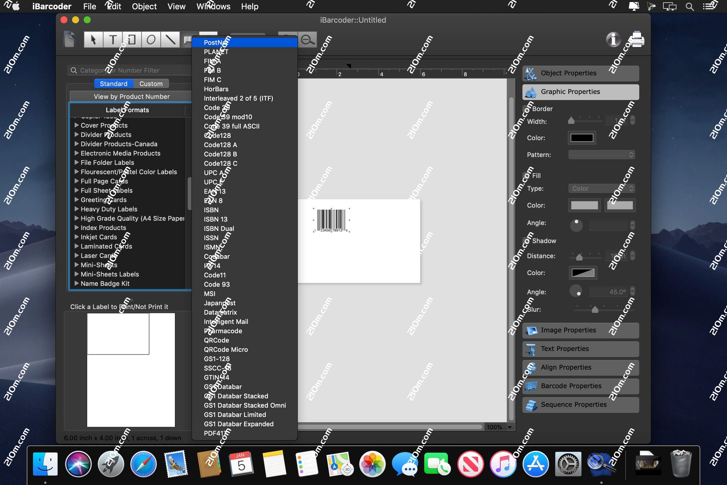 iBarcoder for Mac(条形码生成工具)的截图