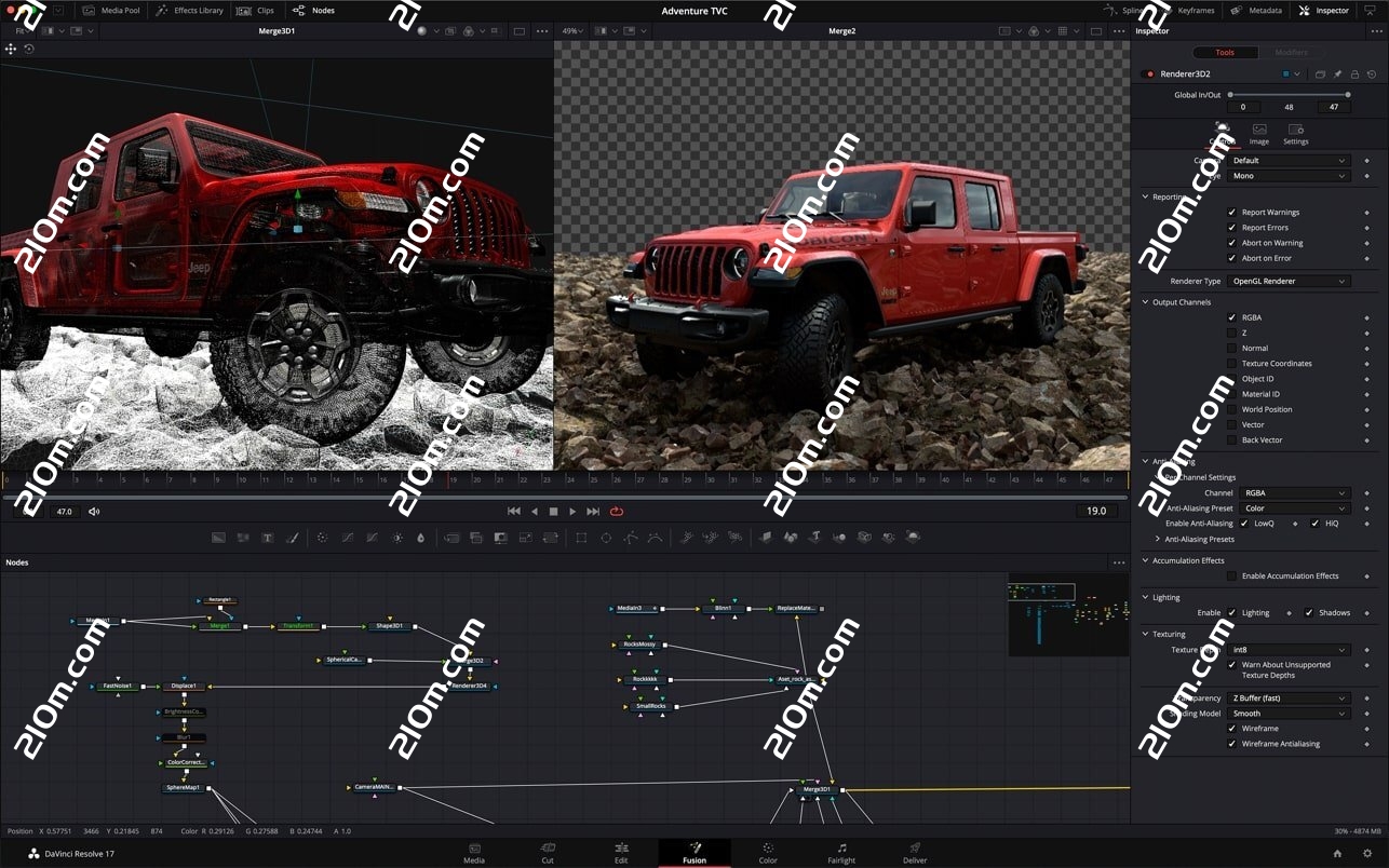 Blackmagic Fusion Studio 20 Mac(影视后期特效合成软件 )的截图