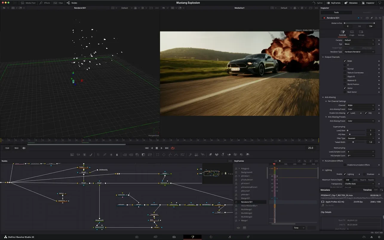 DaVinci Resolve Studio for mac( 达芬奇影视后期调色剪辑)的截图