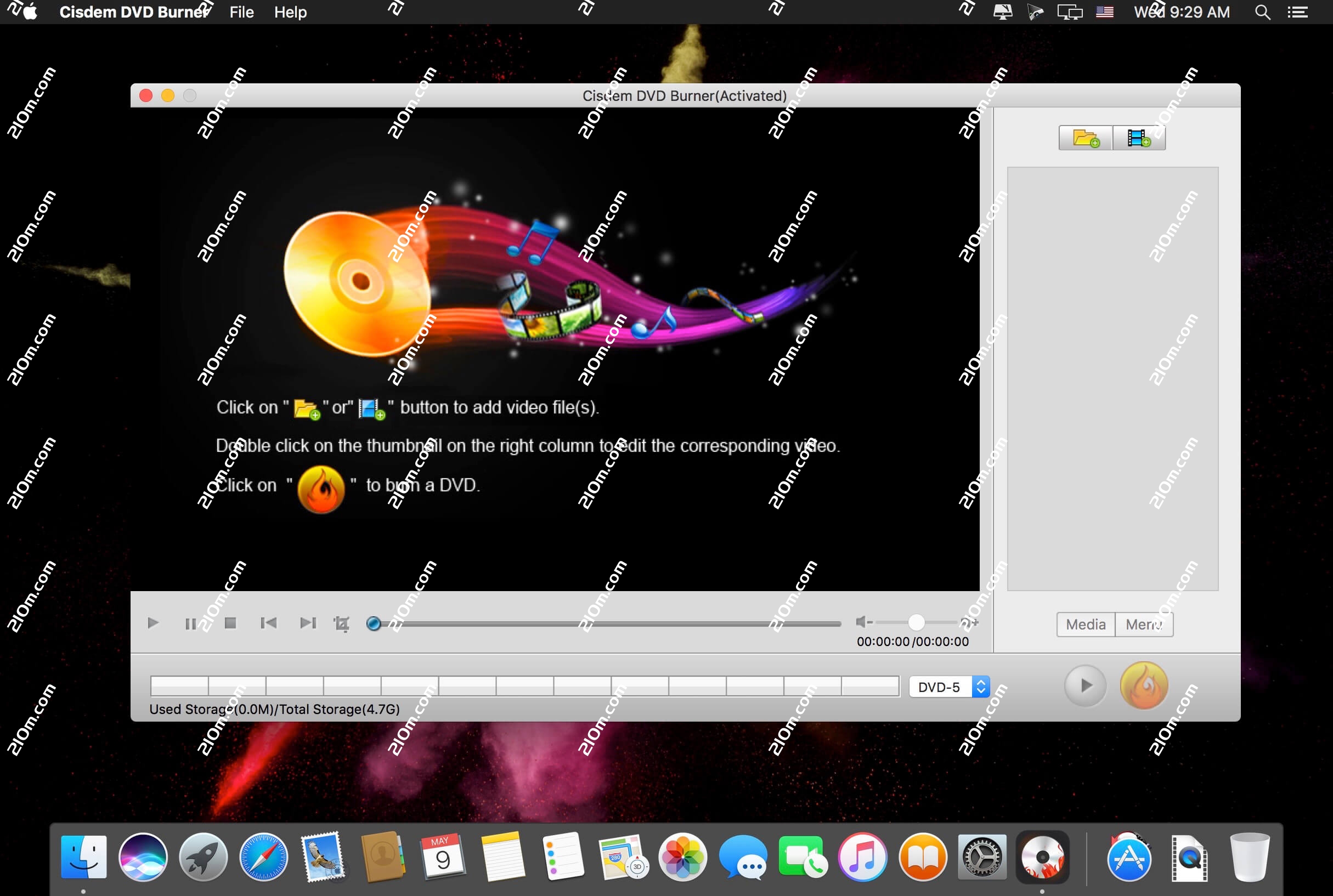 Cisdem DVD Burner for Mac(dvd光盘刻录软件)的截图