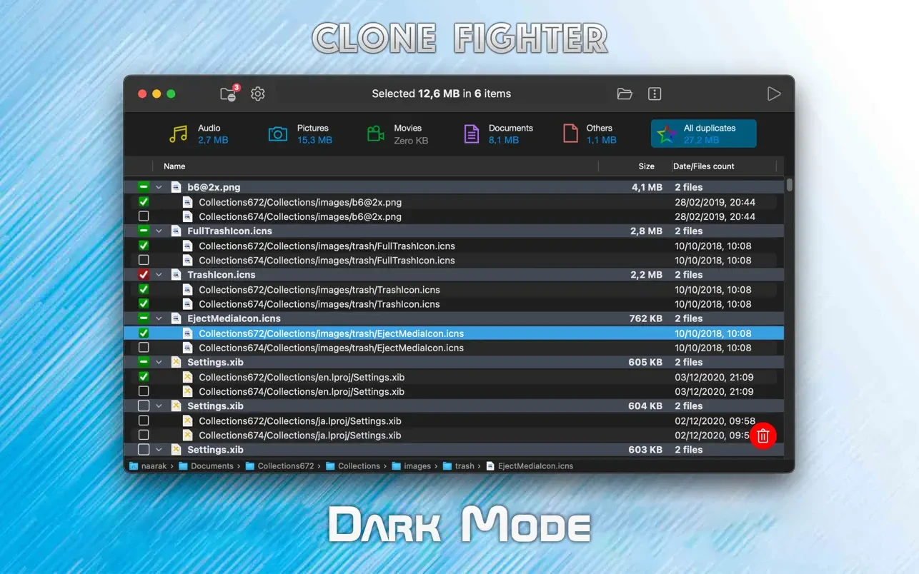 Clone Fighter for Mac(重复文件查找删除软件)的截图