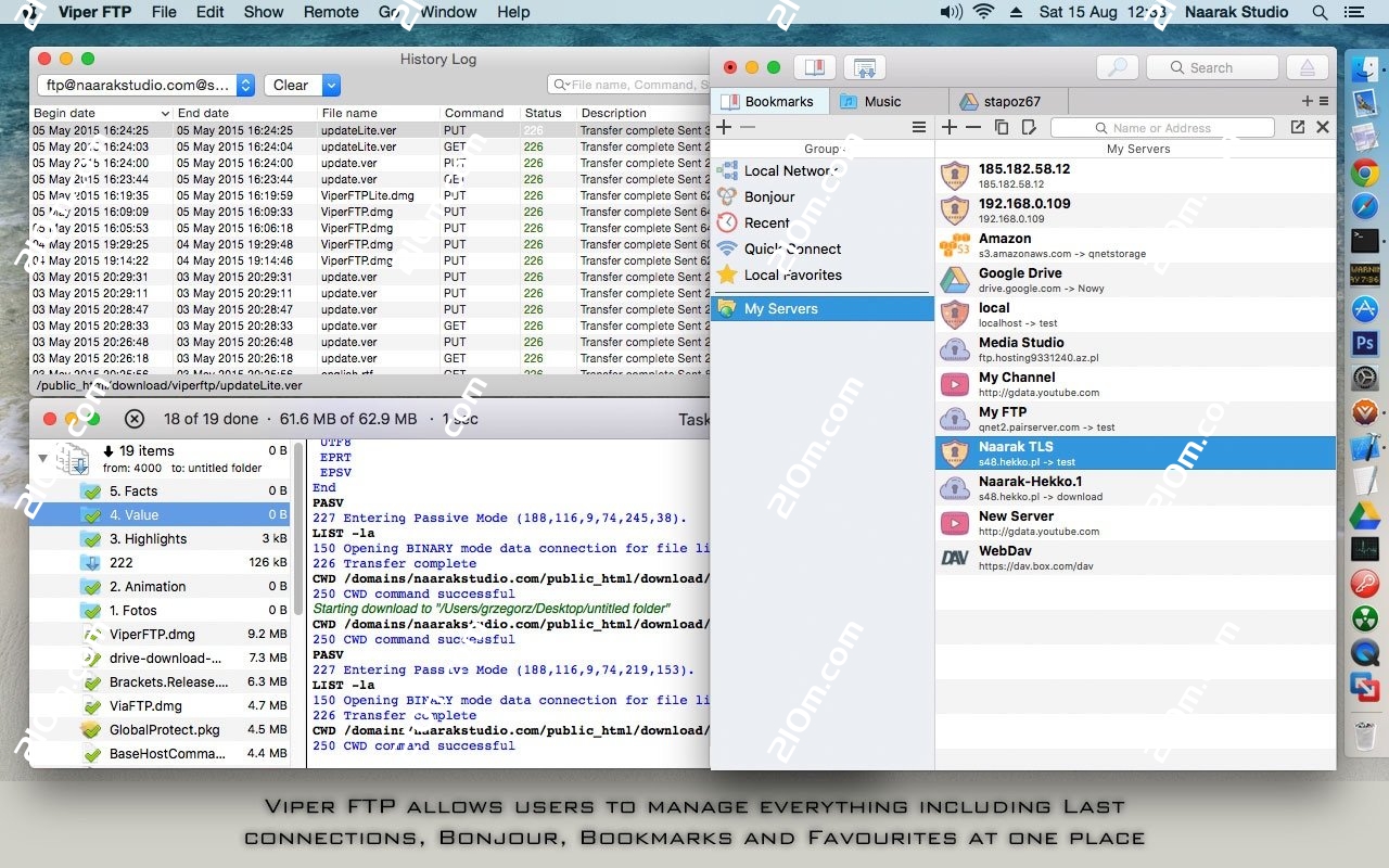 Viper FTP for Mac(ftp管理工具)的截图