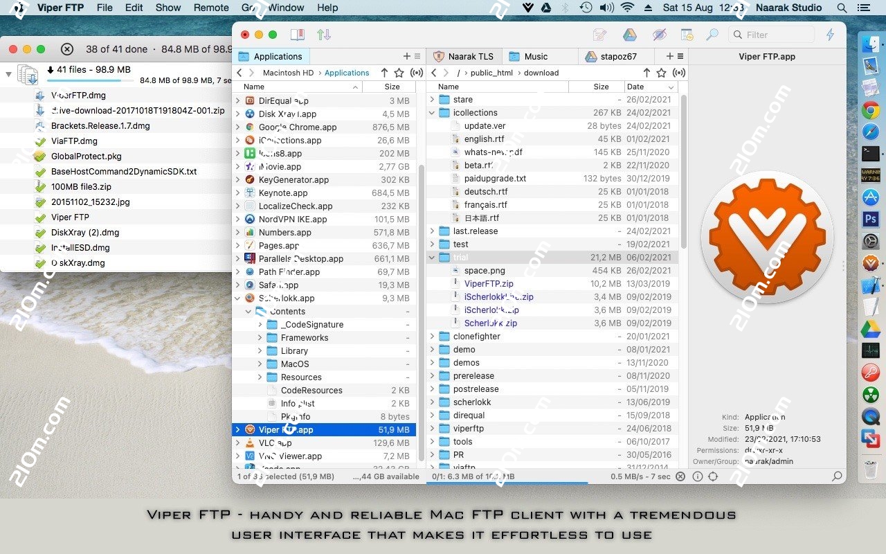 Viper FTP for Mac(ftp管理工具)的截图