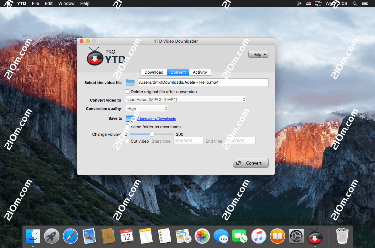 YTD Video Downloader Pro for Mac(网页视频下载器)的截图