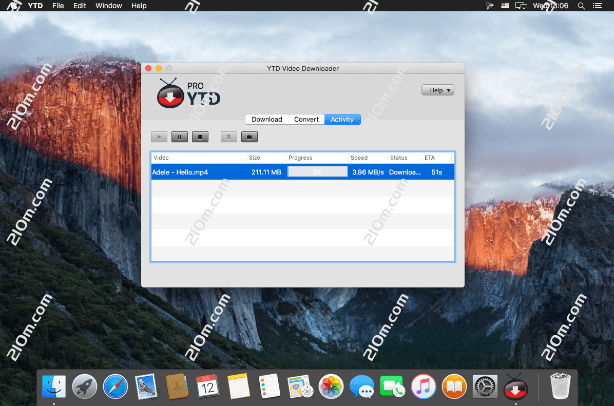 YTD Video Downloader Pro for Mac(网页视频下载器)的截图