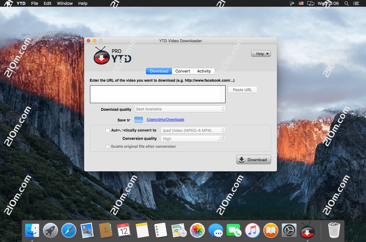 YTD Video Downloader Pro for Mac(网页视频下载器)的截图