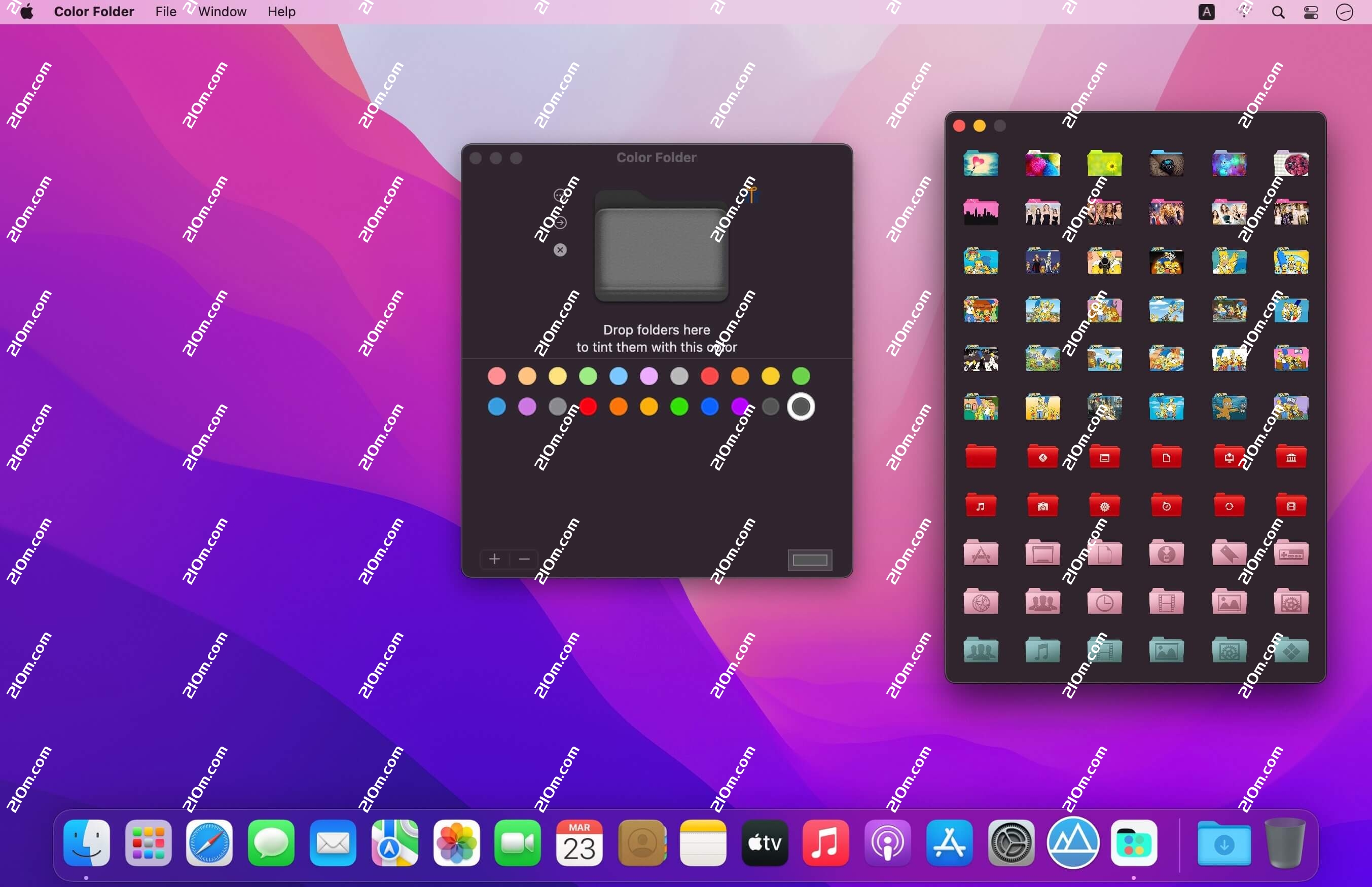 Color Folder for Mac(文件夹设计工具)的截图