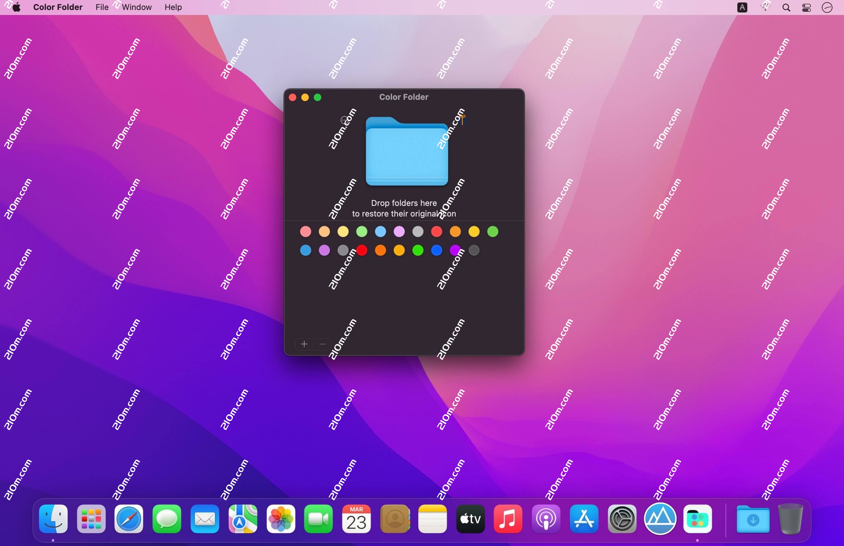 Color Folder for Mac(文件夹设计工具)的截图