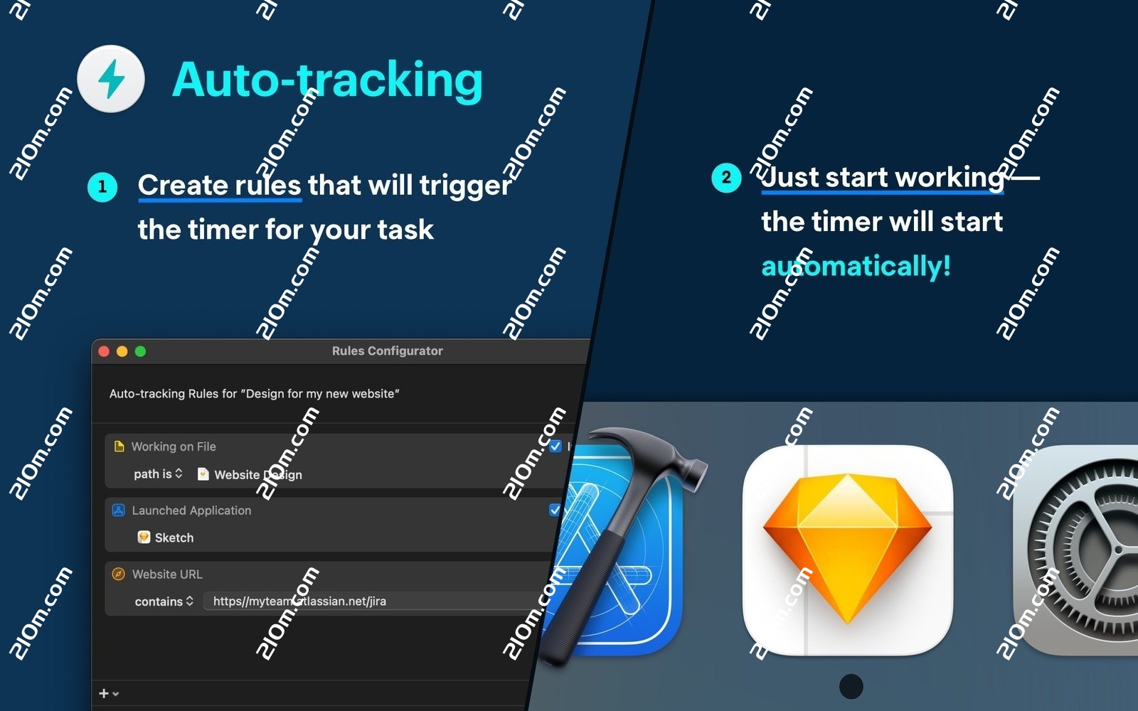 Timemator for Mac(优秀的时间追踪软件)的截图