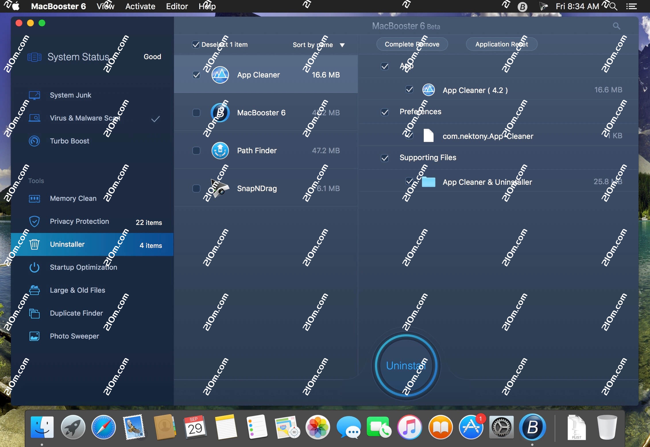 MacBooster 8 for Mac(系统清理优化软件)的截图