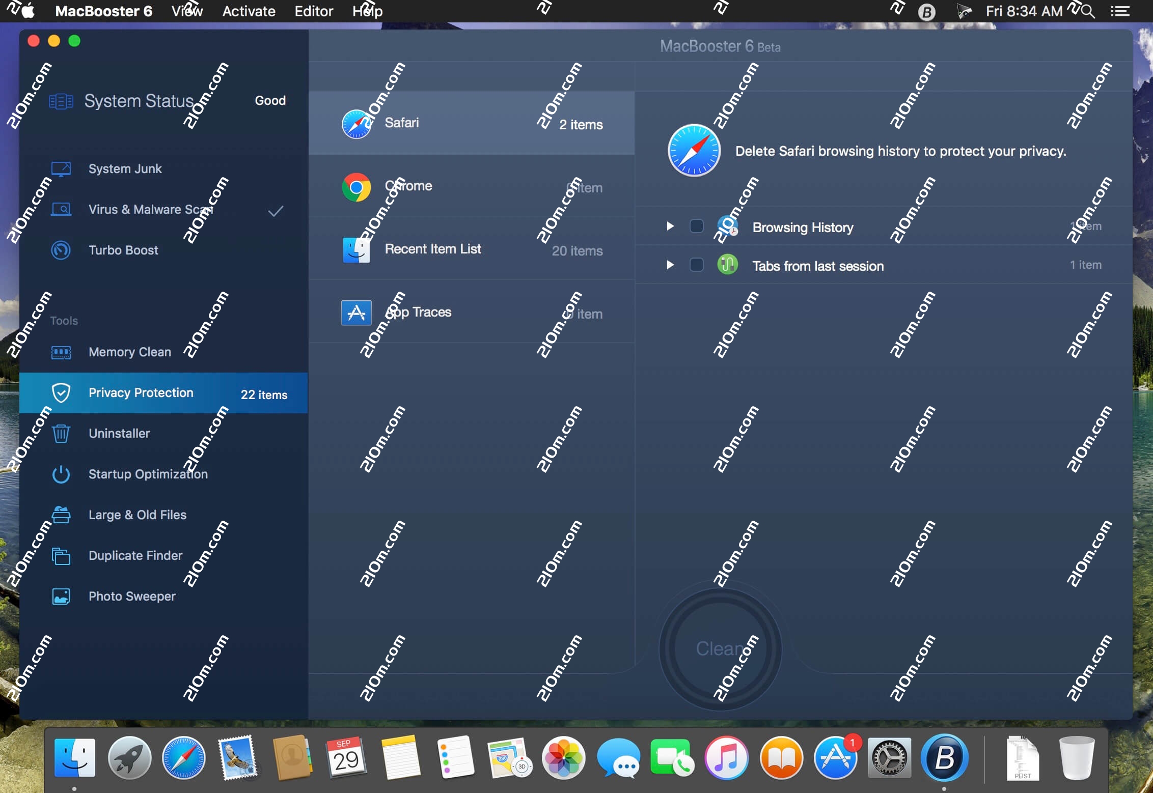 MacBooster 8 for Mac(系统清理优化软件)的截图