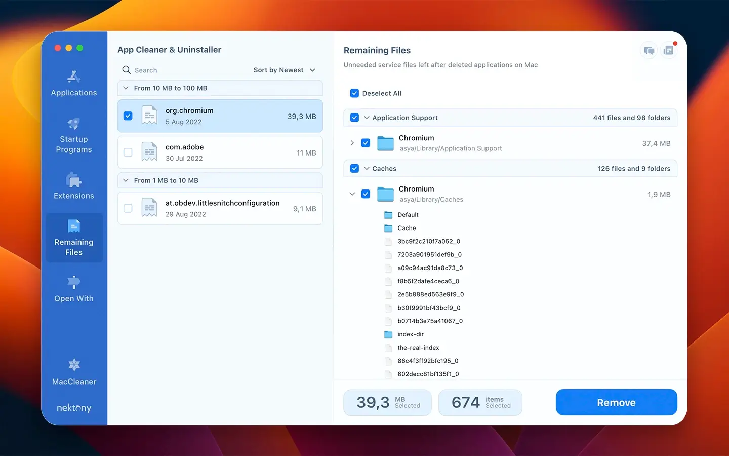 App Cleaner & Uninstaller for mac(mac应用清理和卸载软件)的截图