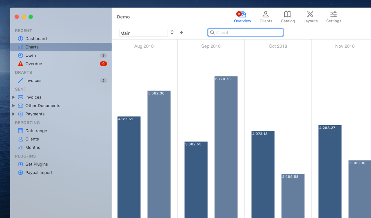 GrandTotal for mac(优质的财务处理工具)的截图