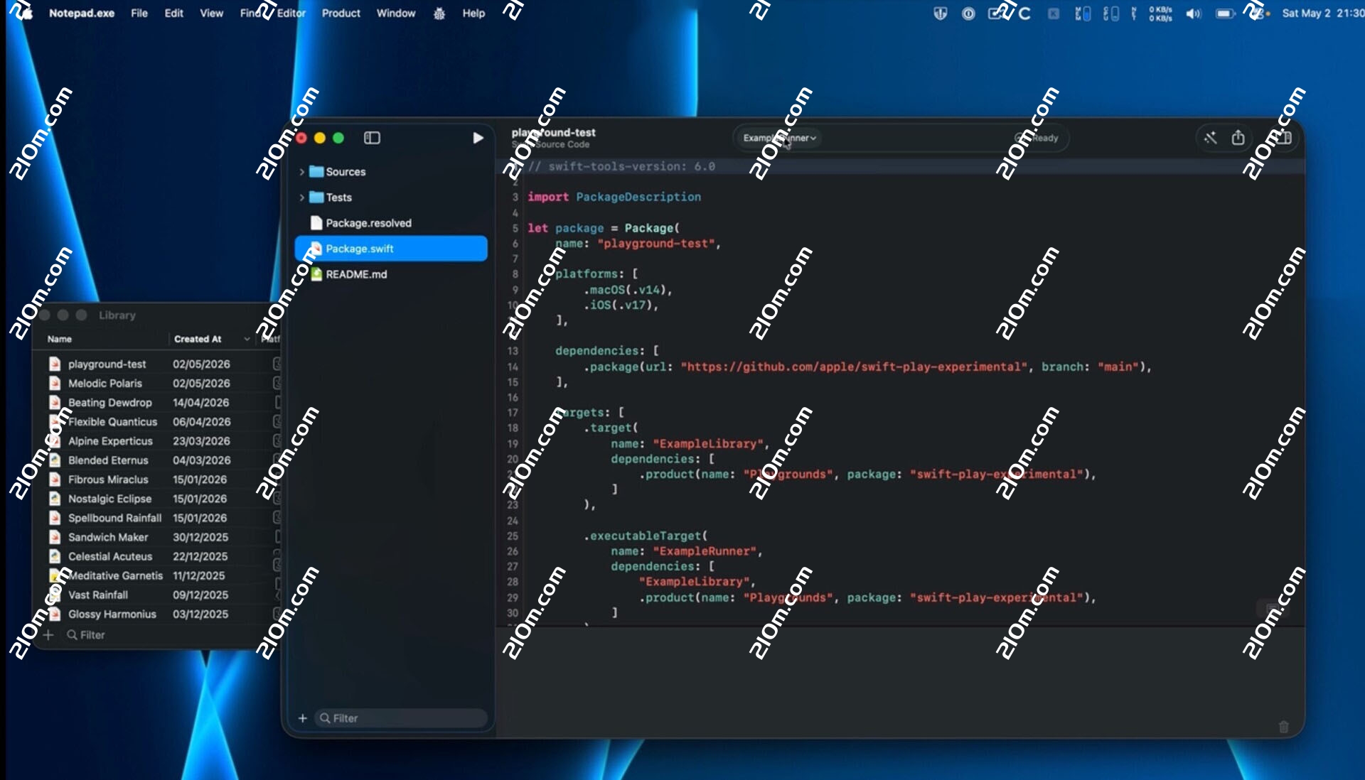 Notepad.exe for mac(轻量级文本编辑器)的截图