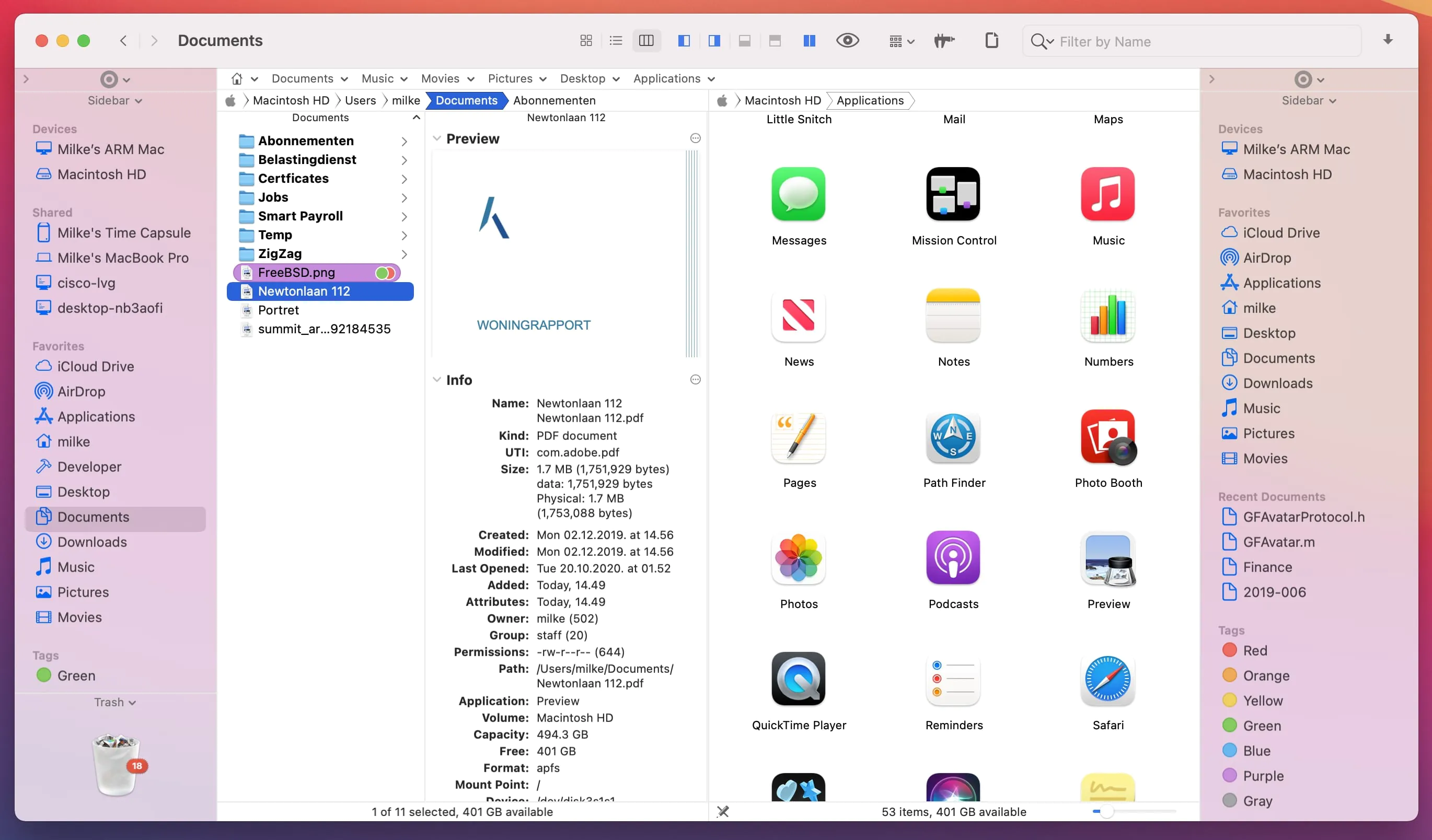 Path Finder 11 for Mac(强大的文件管理工具)的截图