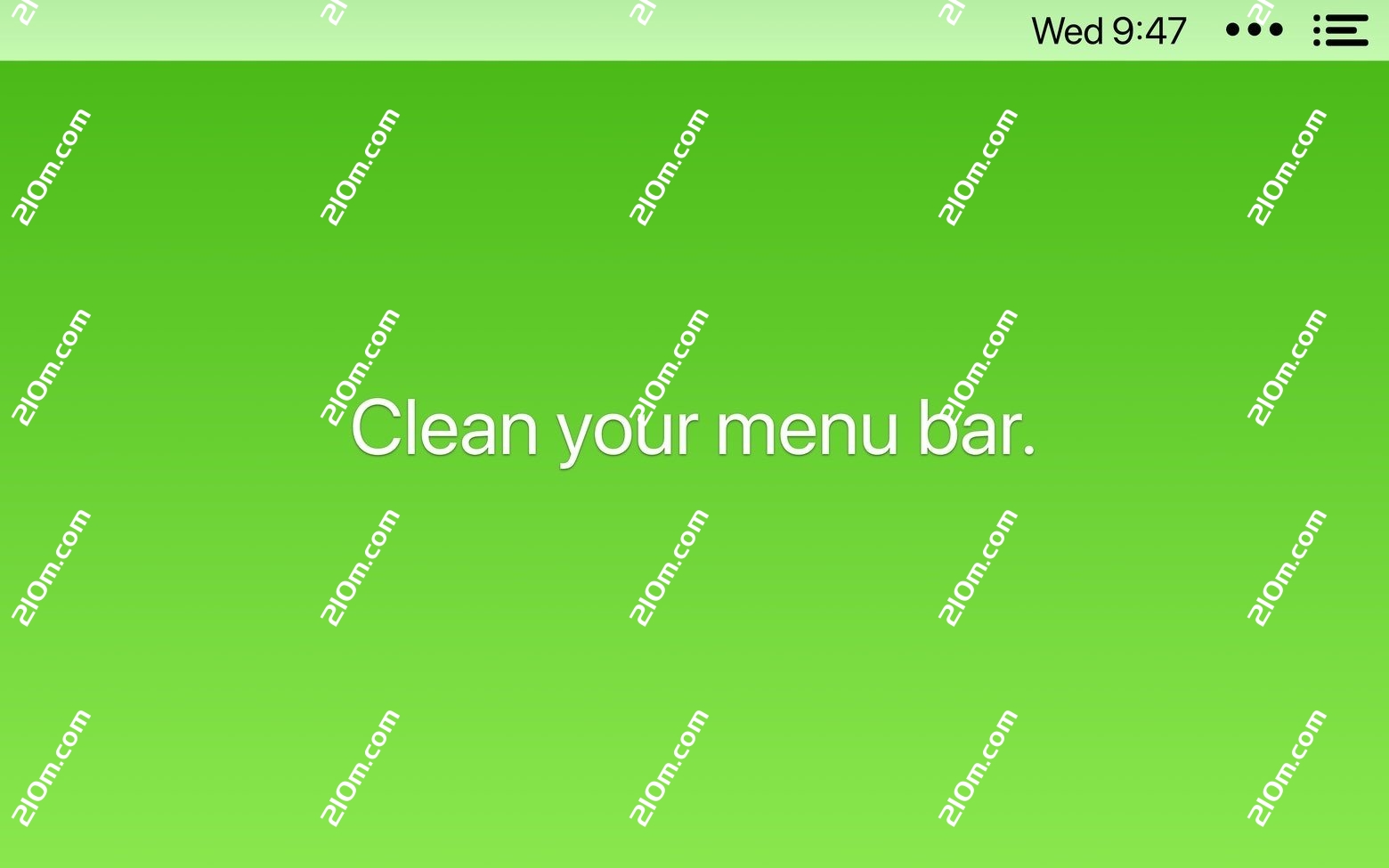 Bartender 6 for mac(菜单栏图标管理软件)的截图