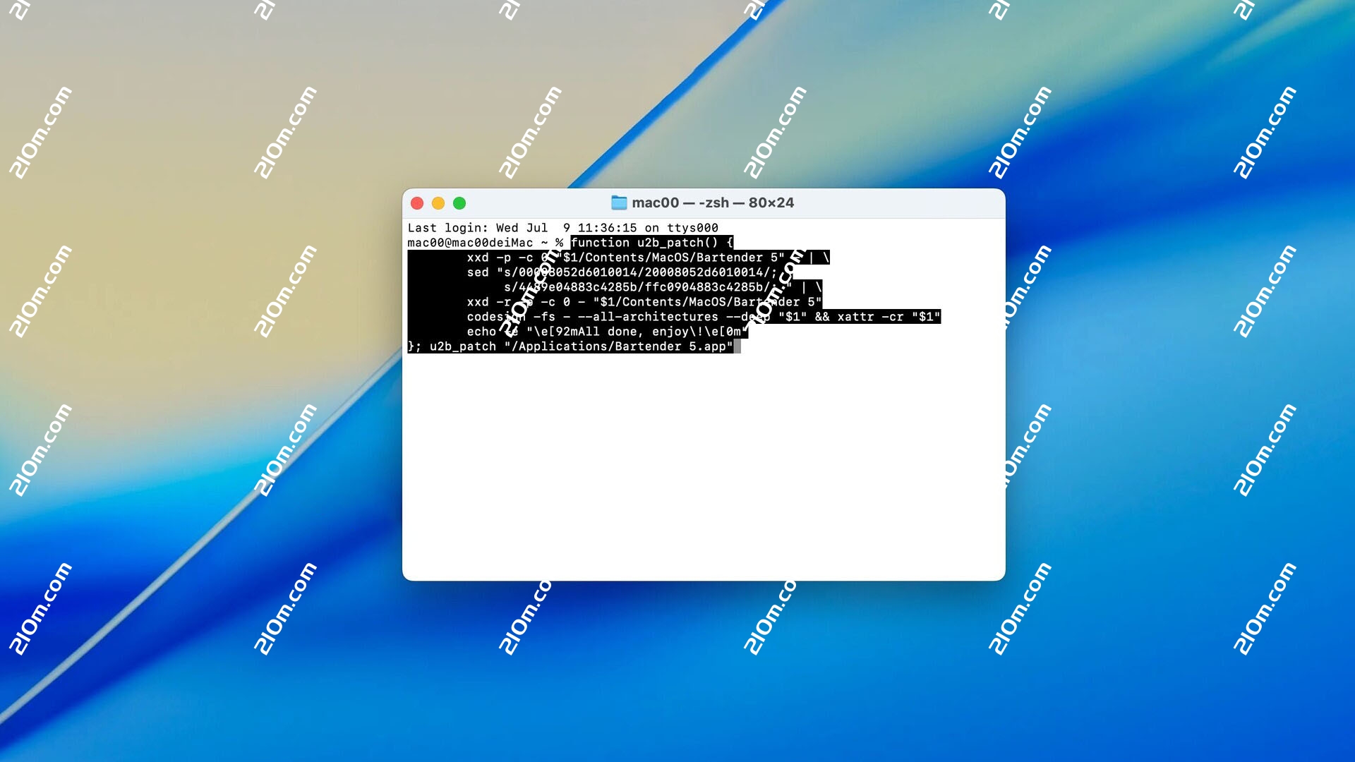 Bartender 6 for mac(菜单栏图标管理软件)