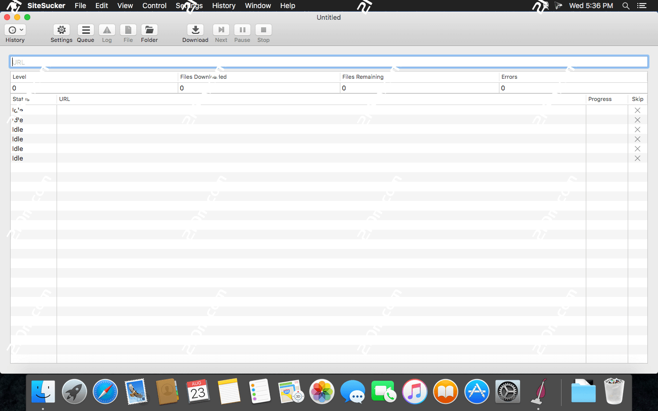 SiteSucker for mac(网站下载工具)的截图