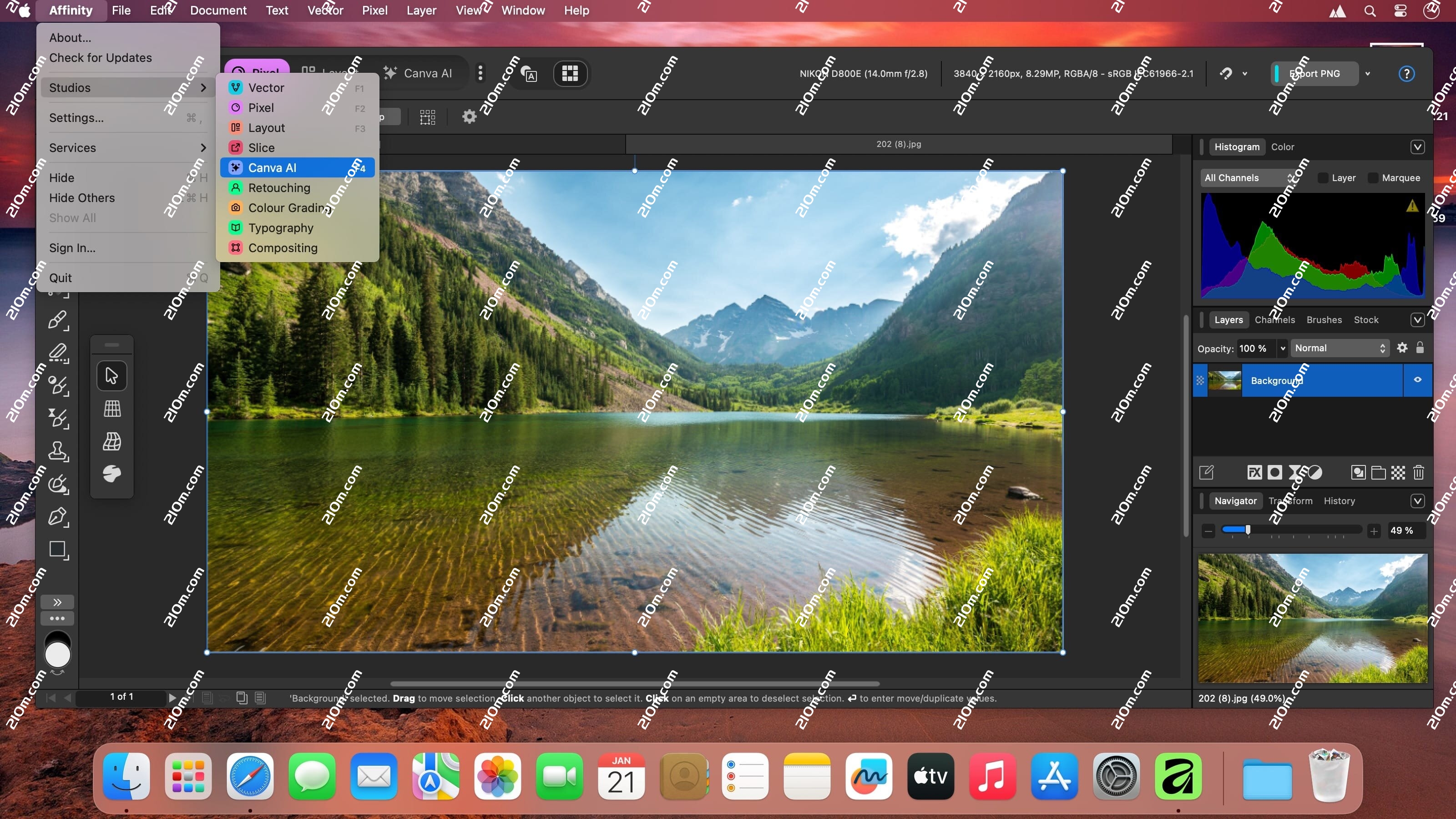 Canva Affinity for Mac(图形设计软件)的截图