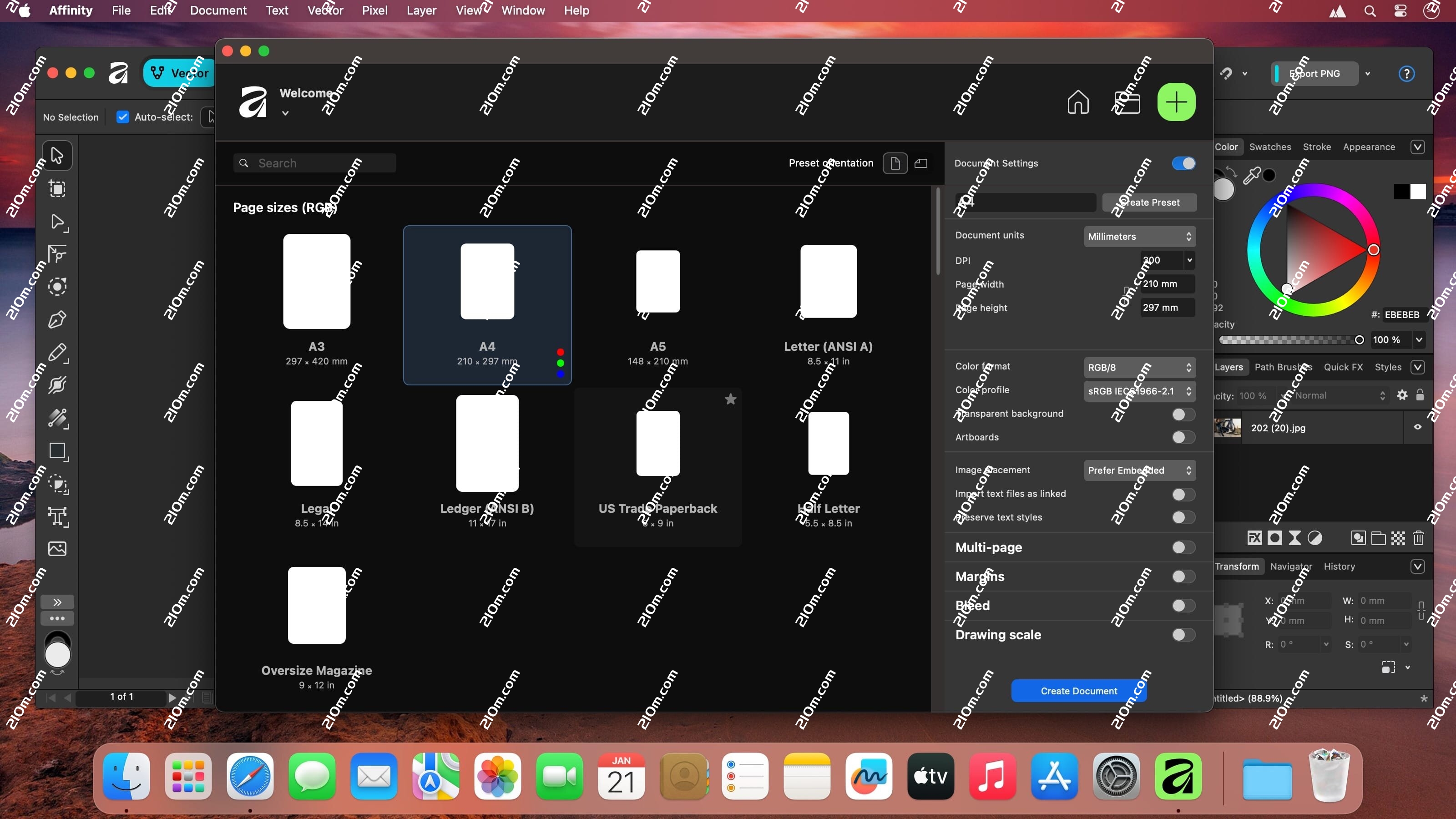 Canva Affinity for Mac(图形设计软件)的截图