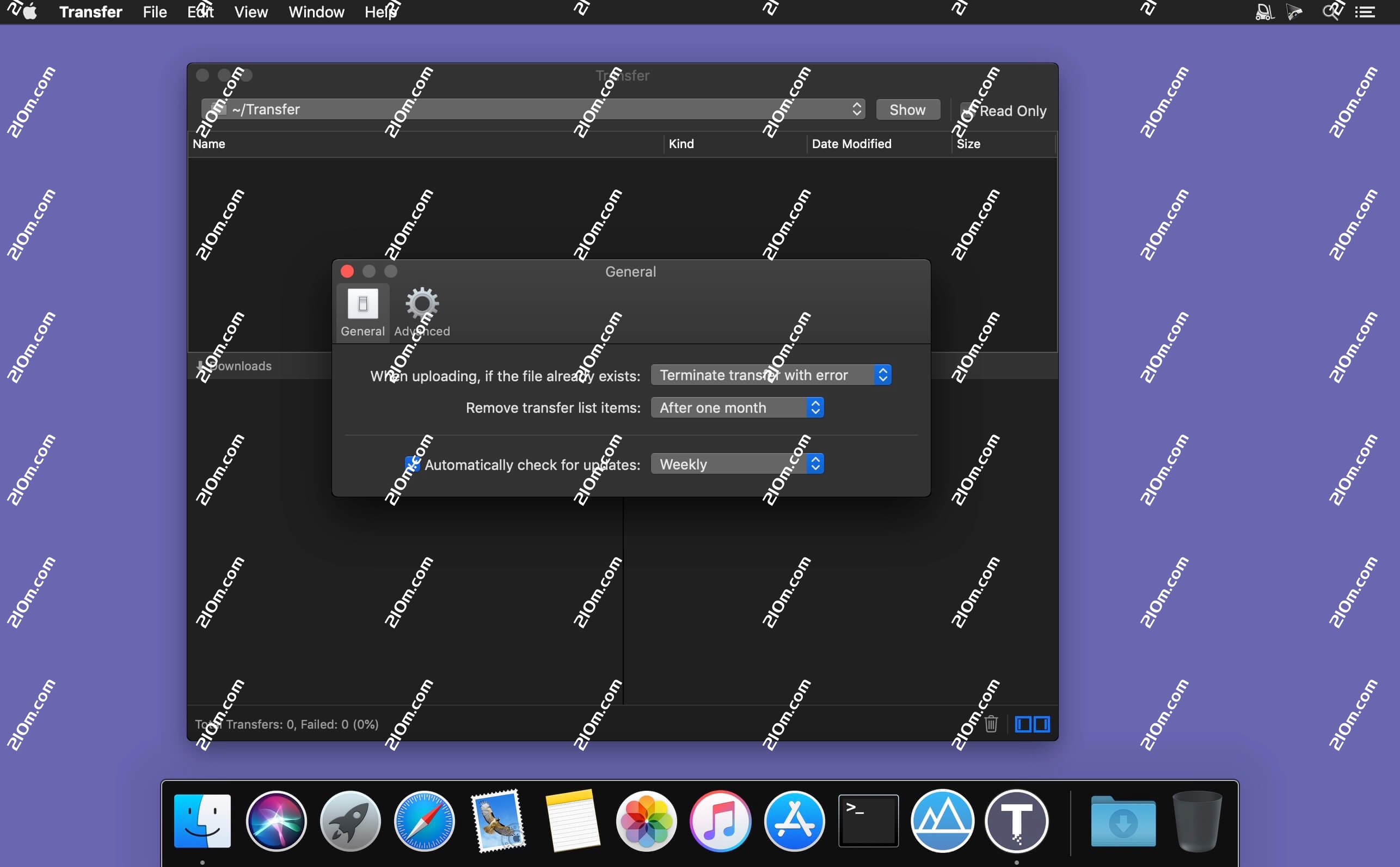 Transfer for mac(TFTP服务器)的截图
