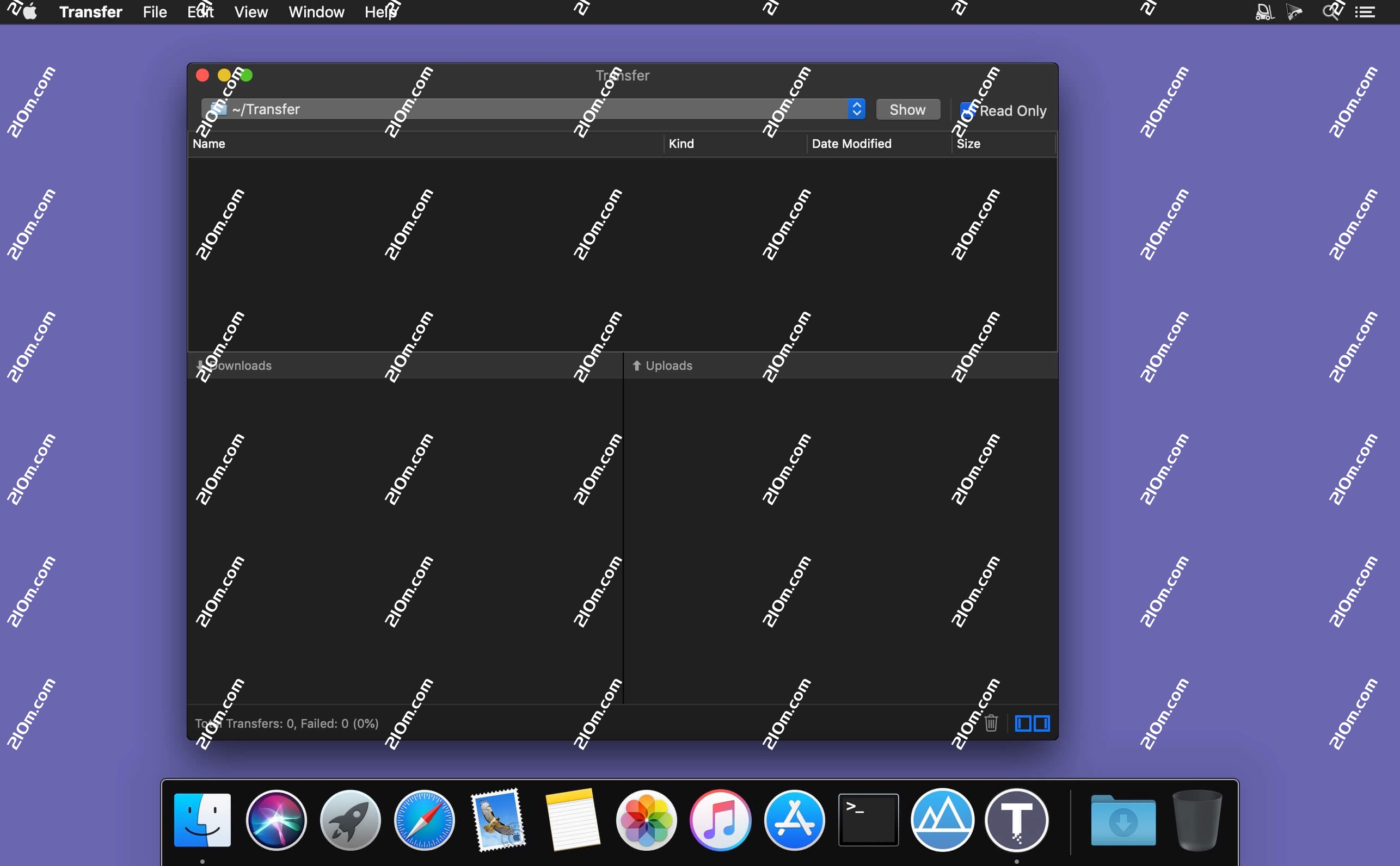 Transfer for mac(TFTP服务器)的截图