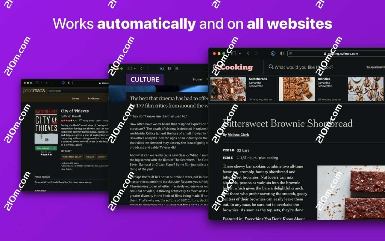 Noir – Dark Mode for Safari (Safari 扩展程序)的截图