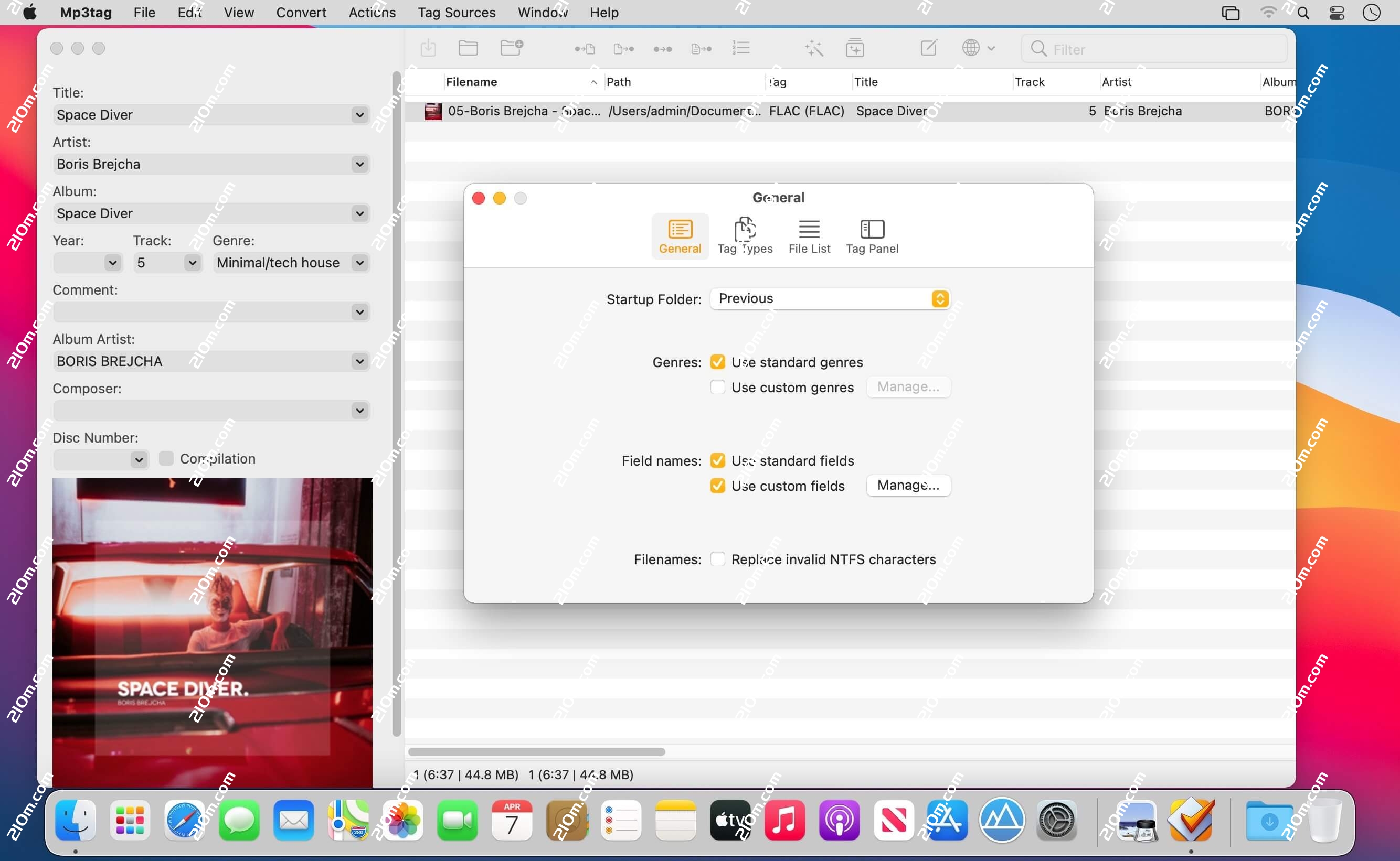 Mp3tag for Mac(音频标签编辑器)的截图