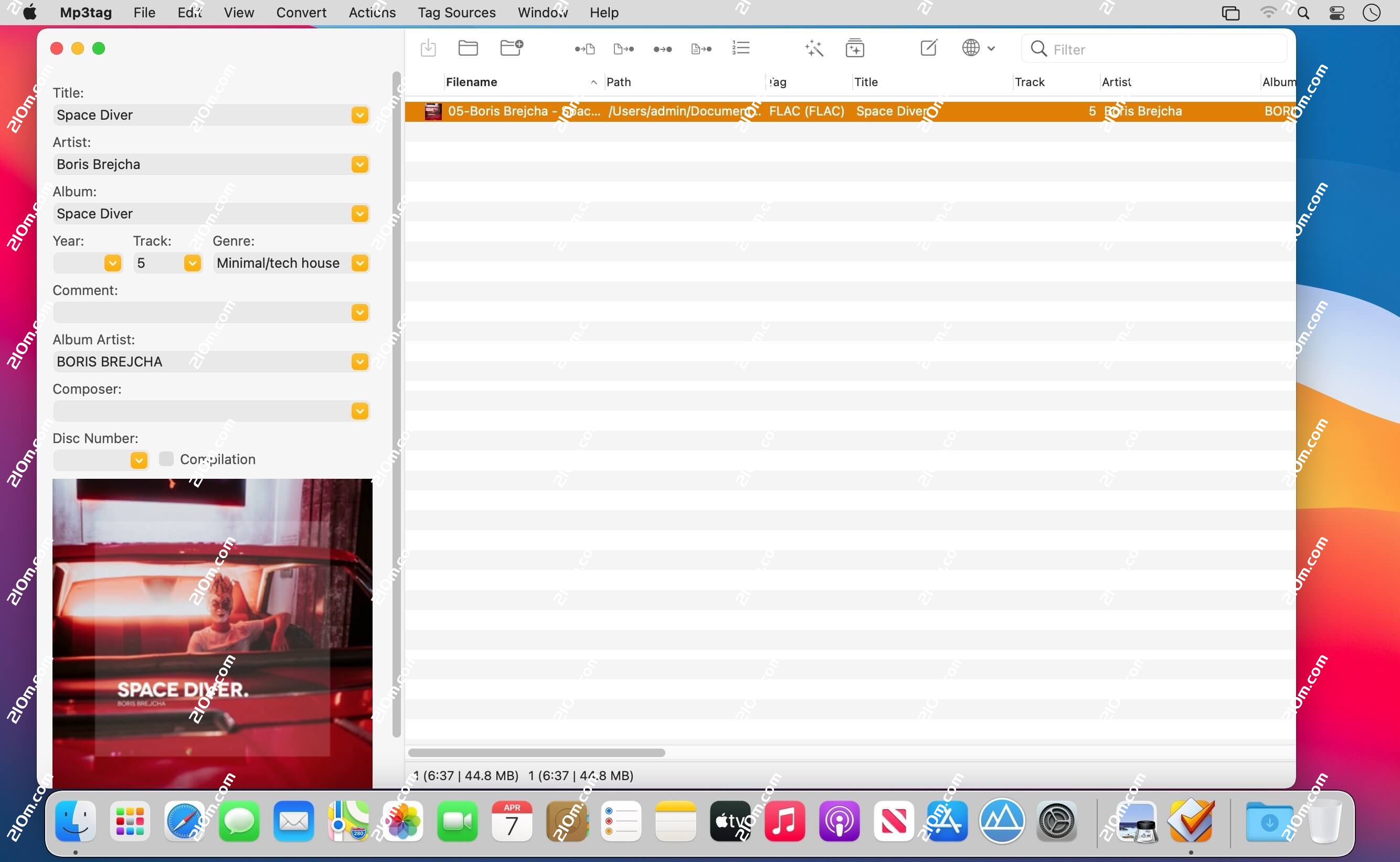 Mp3tag for Mac(音频标签编辑器)的截图