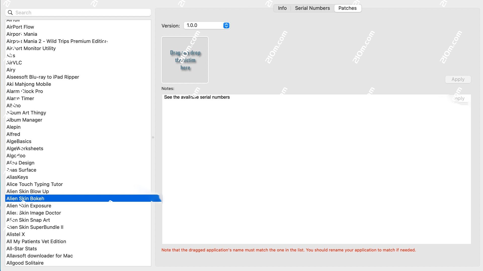 KCNScrew Pack for mac(Mac序列号查询软件)的截图