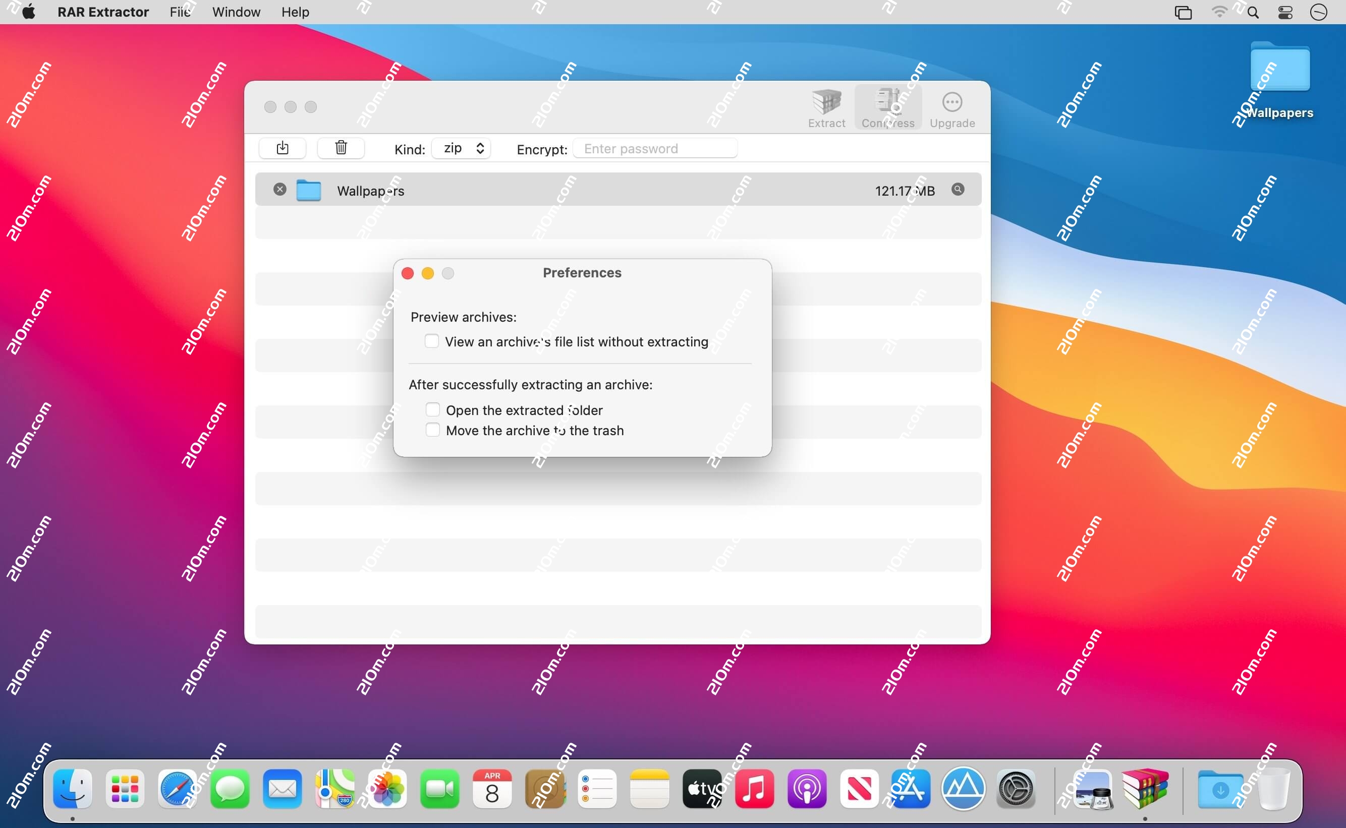 RAR Extractor – Unzip for mac(强大的解压缩软件)的截图