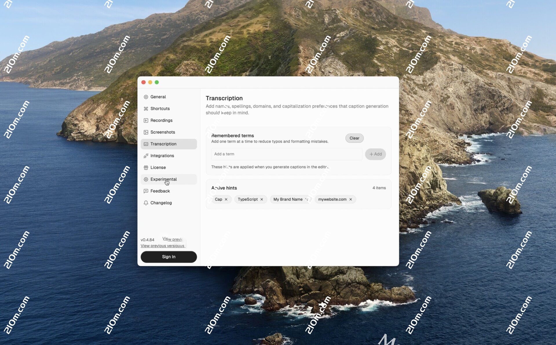 Cap for mac (录屏软件)的截图