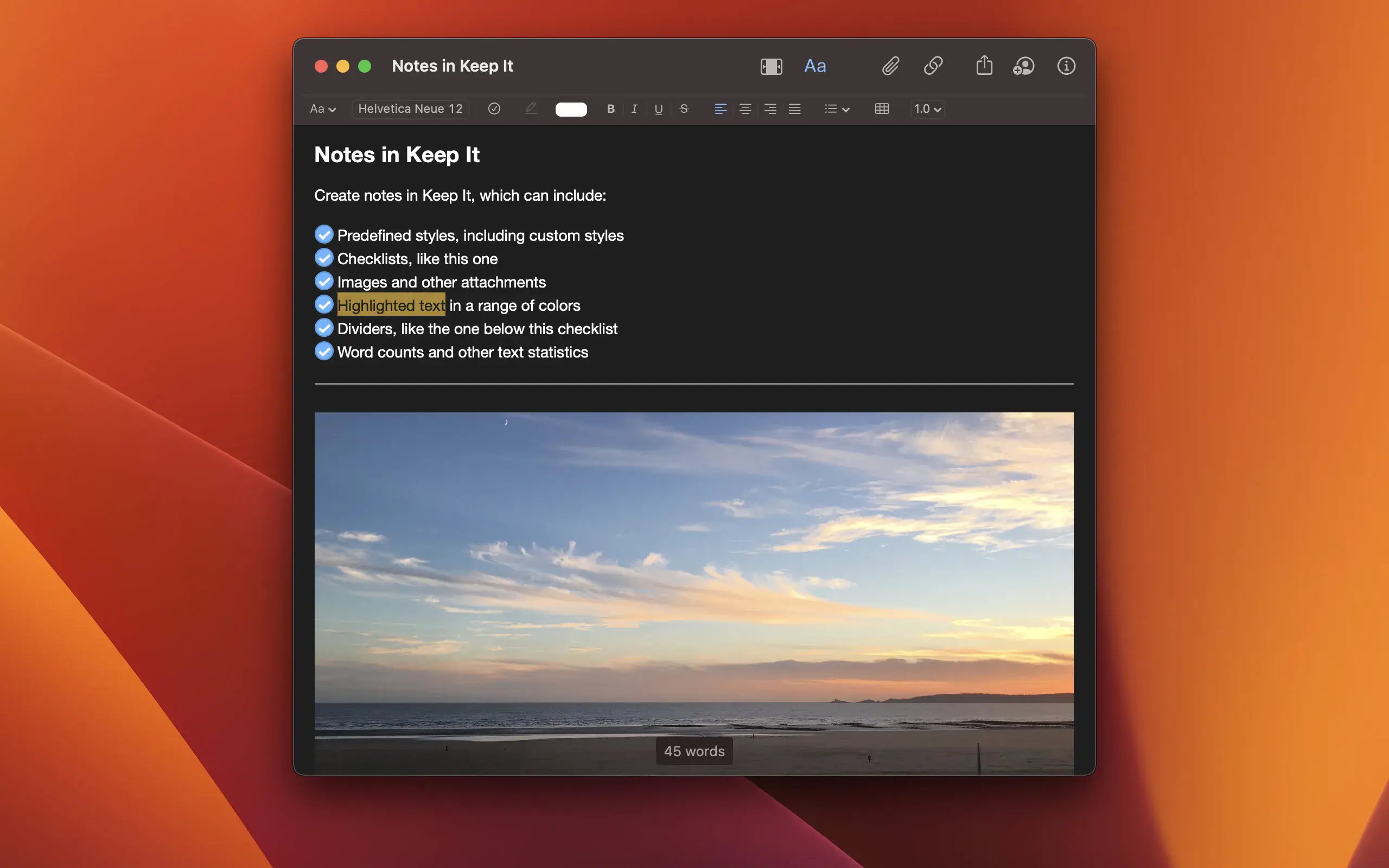 Keep It for mac(Mac笔记软件)的截图
