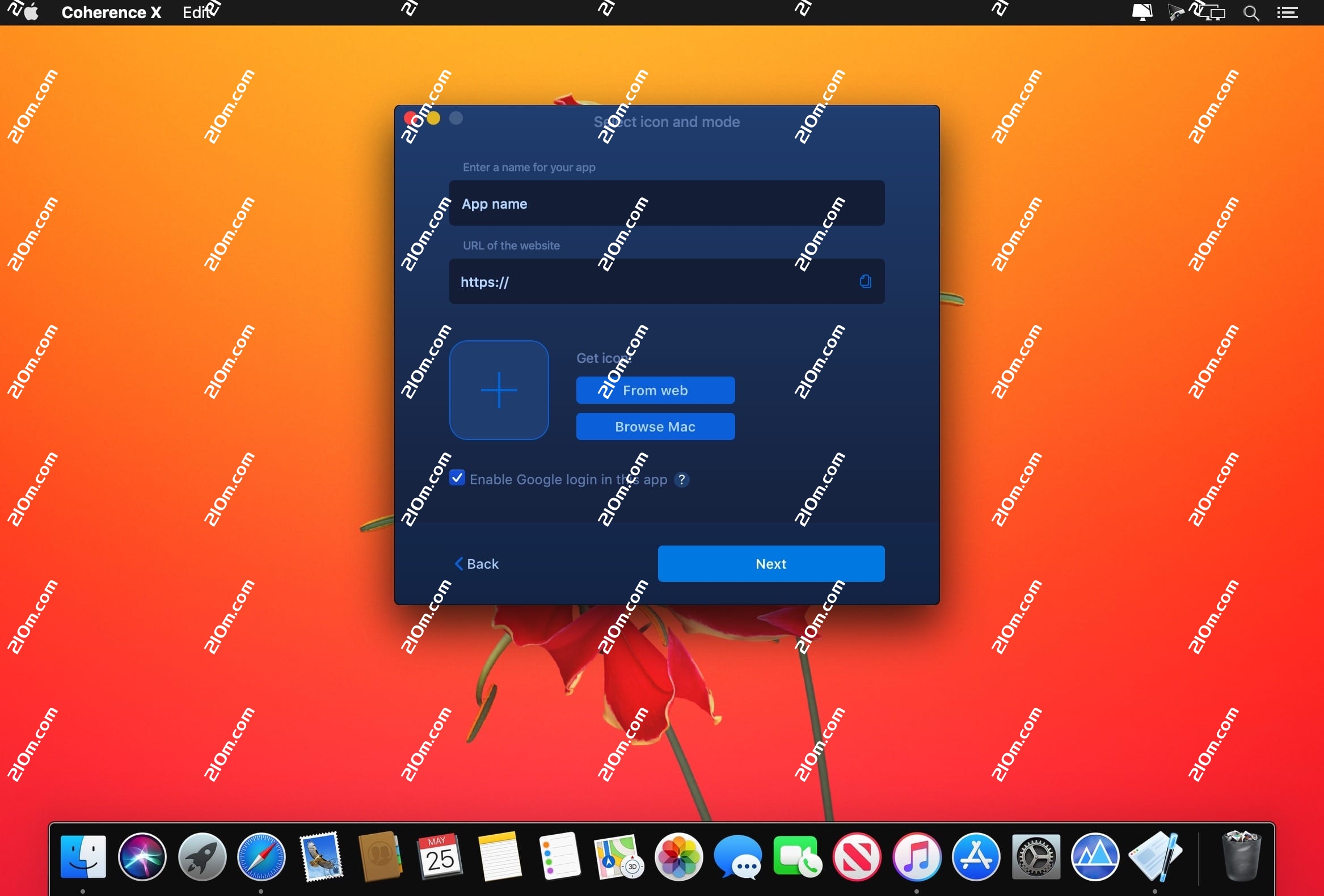 Coherence X for mac(将网站转应用程序软件)的截图