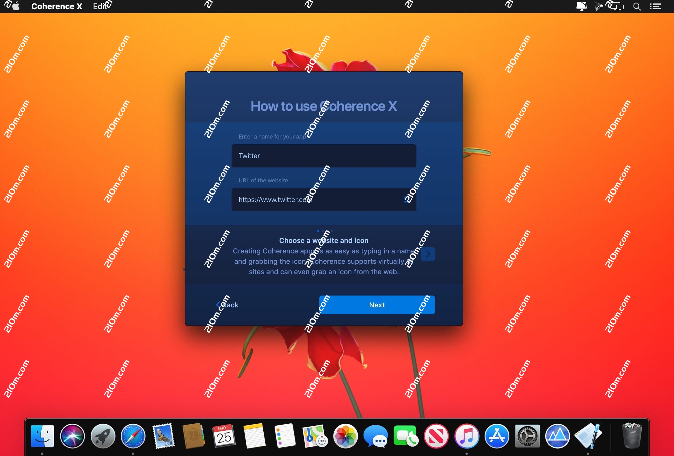 Coherence X for mac(将网站转应用程序软件)的截图