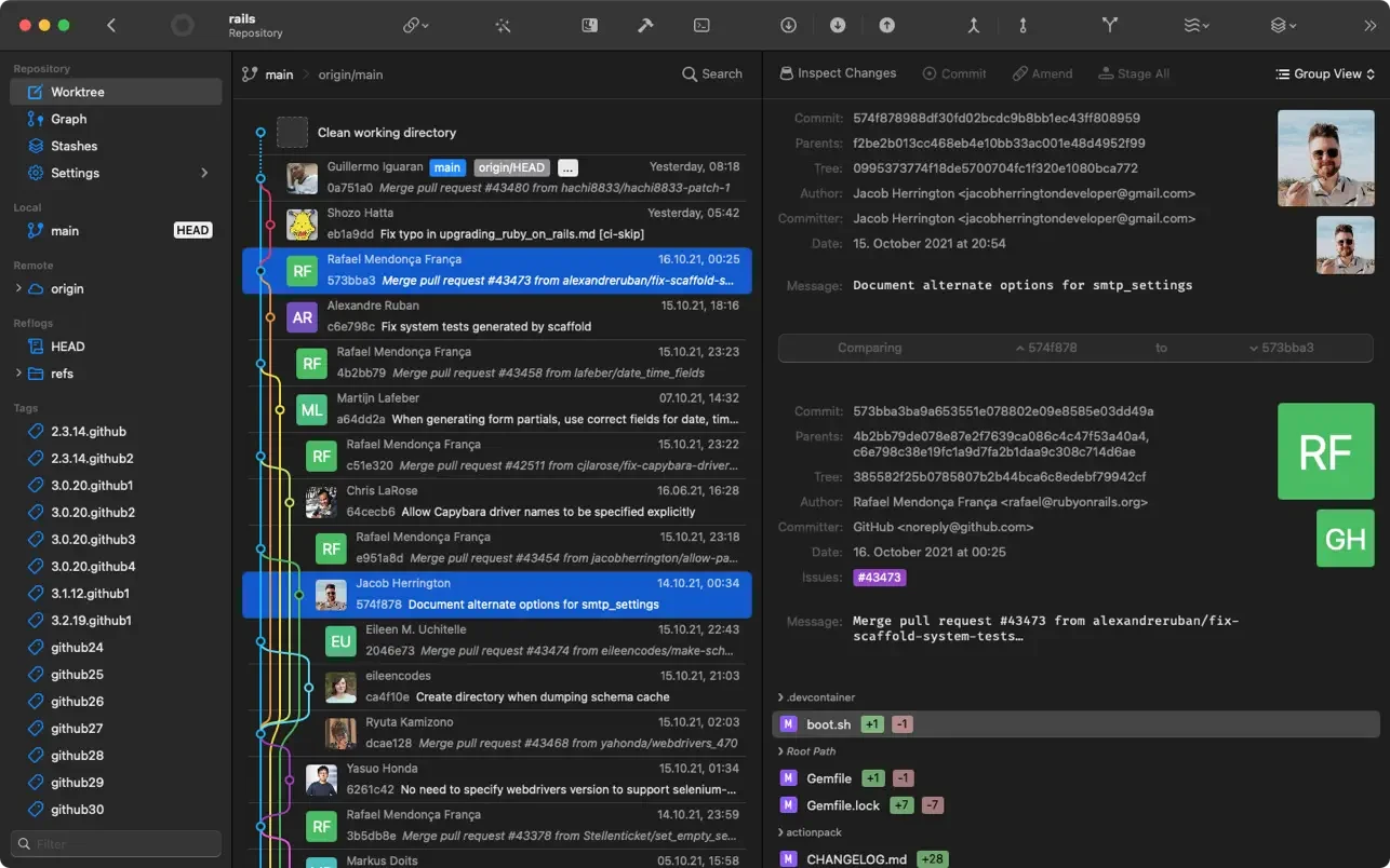 Gitfox for mac(直观高效的Git客户端)的截图