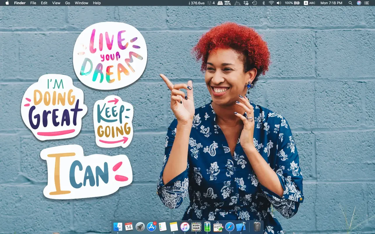 Desktop Stickers for Mac(桌面贴纸)的截图