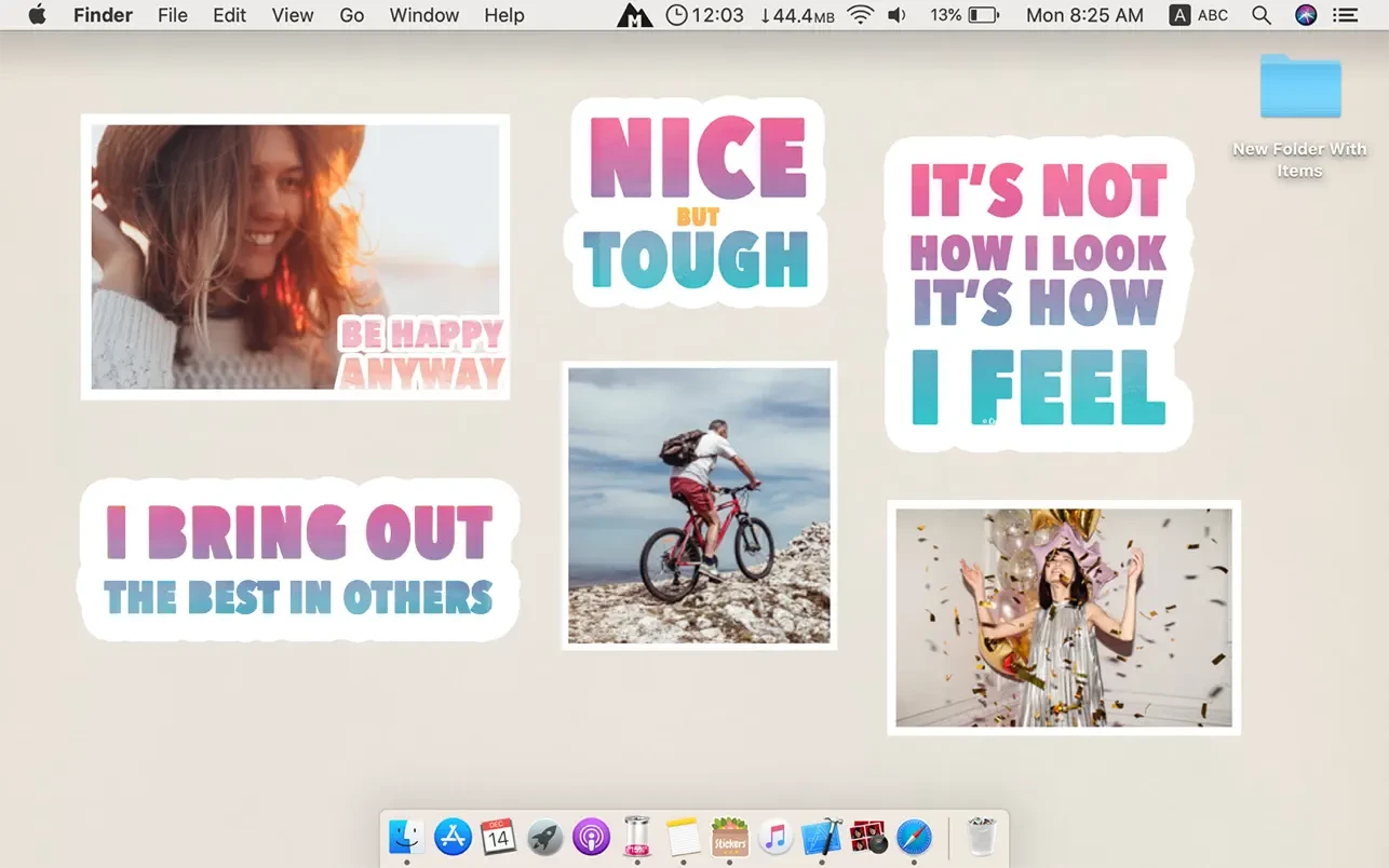 Desktop Stickers for Mac(桌面贴纸)的截图