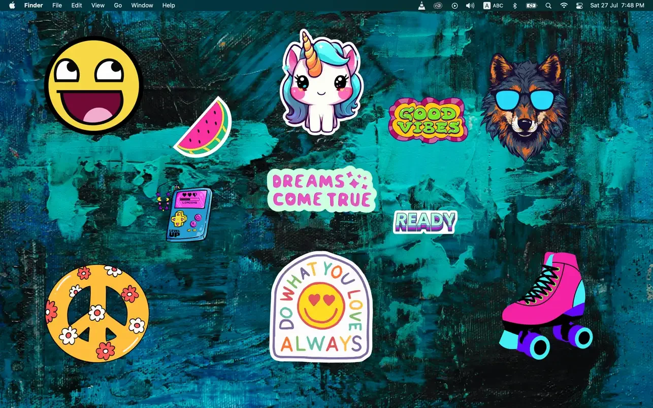 Desktop Stickers for Mac(桌面贴纸)的截图