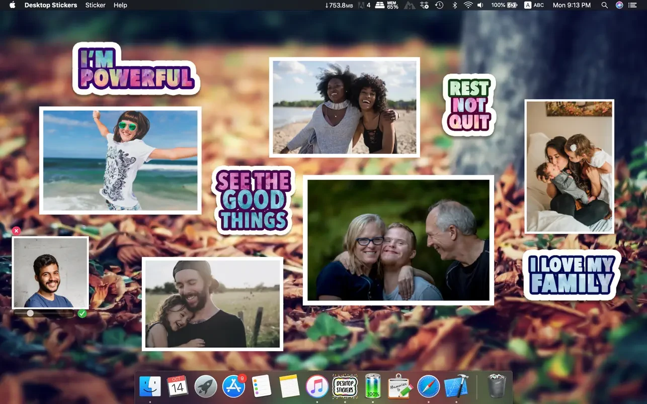 Desktop Stickers for Mac(桌面贴纸)的截图