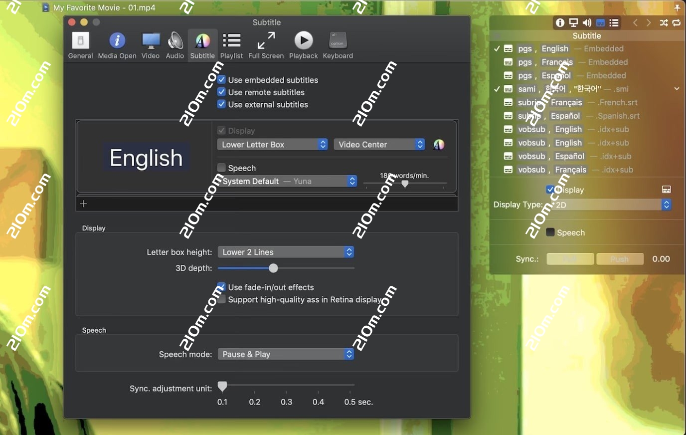 Movist Pro for mac(mac高清视频播放器)的截图