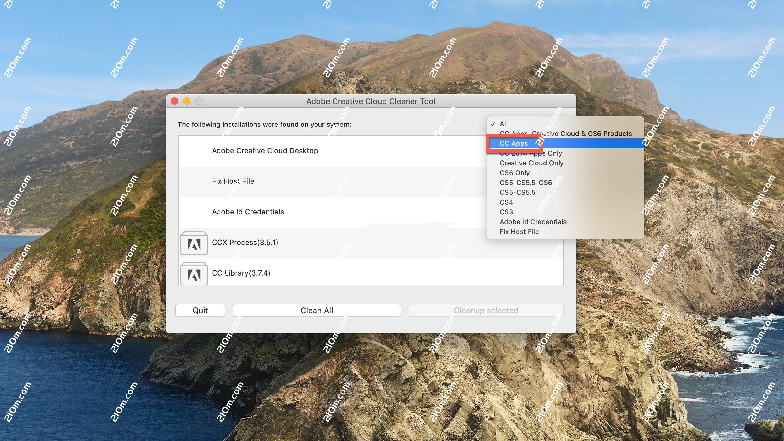 使用Creative Cloud Cleaner Tool mac轻松彻底卸载删除Adobe系列软件