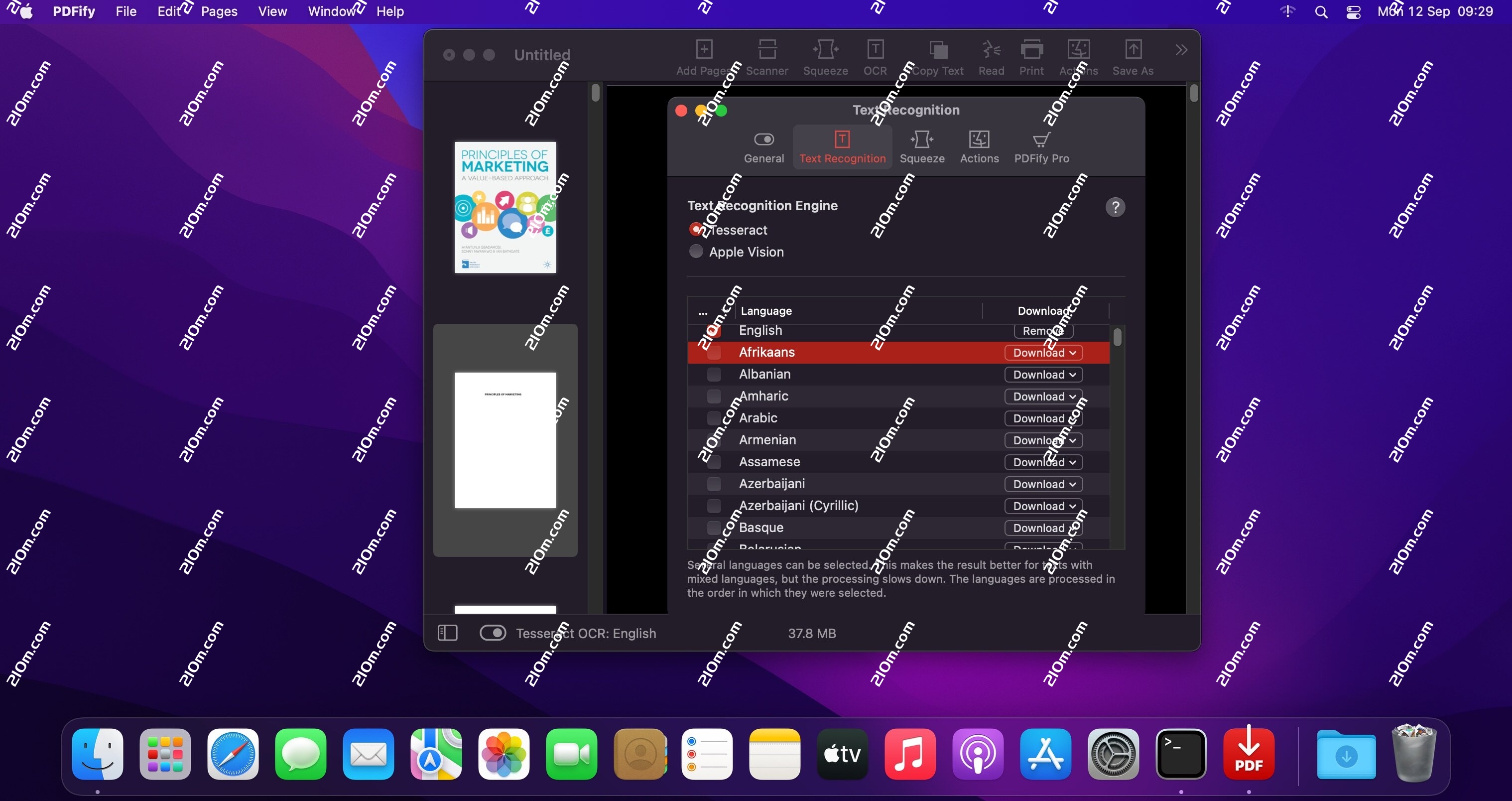 PDFify for mac(pdf转换及ocr识别软件) 的截图