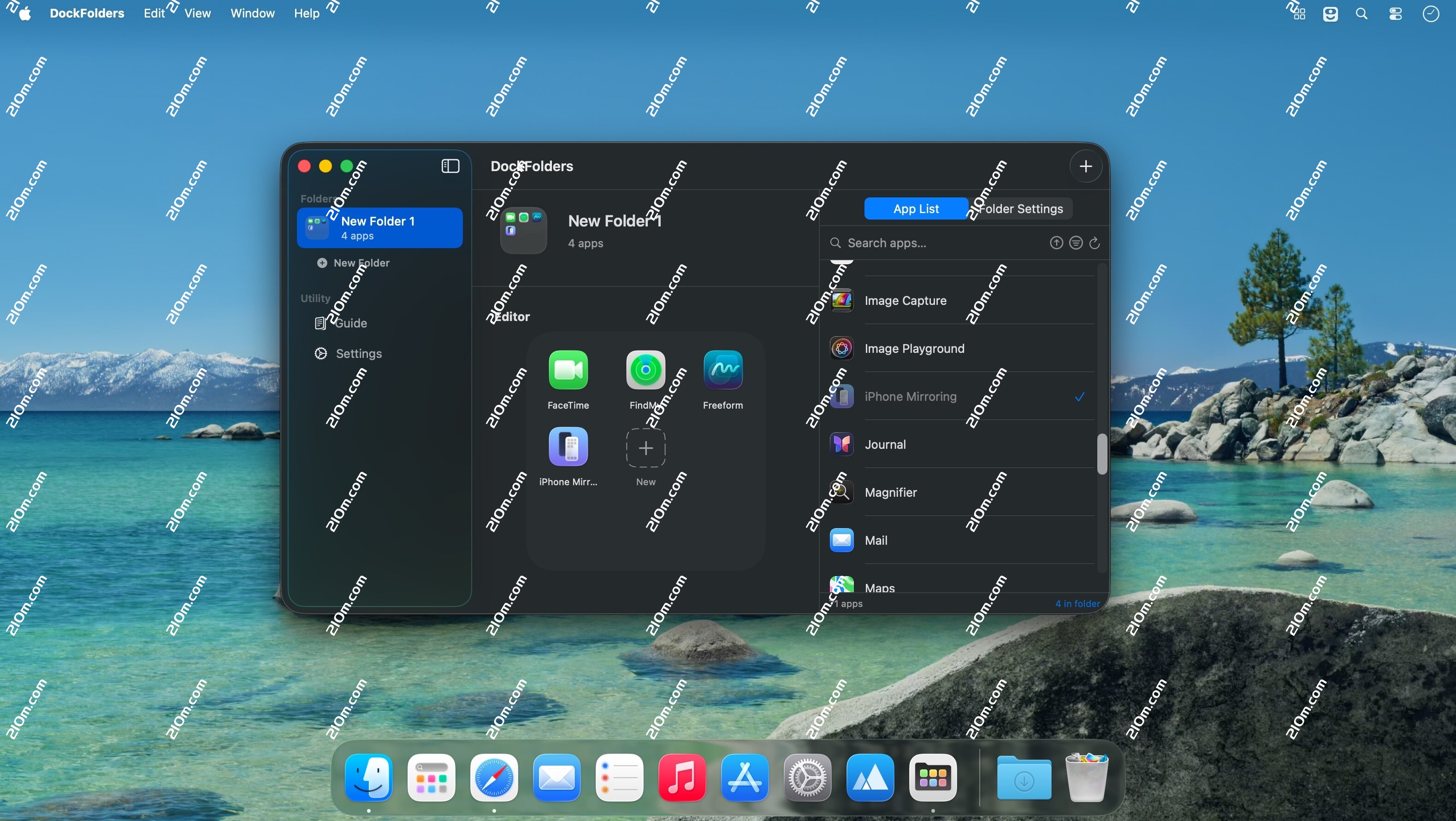 DockFolders for mac(dock栏整理工具)的截图