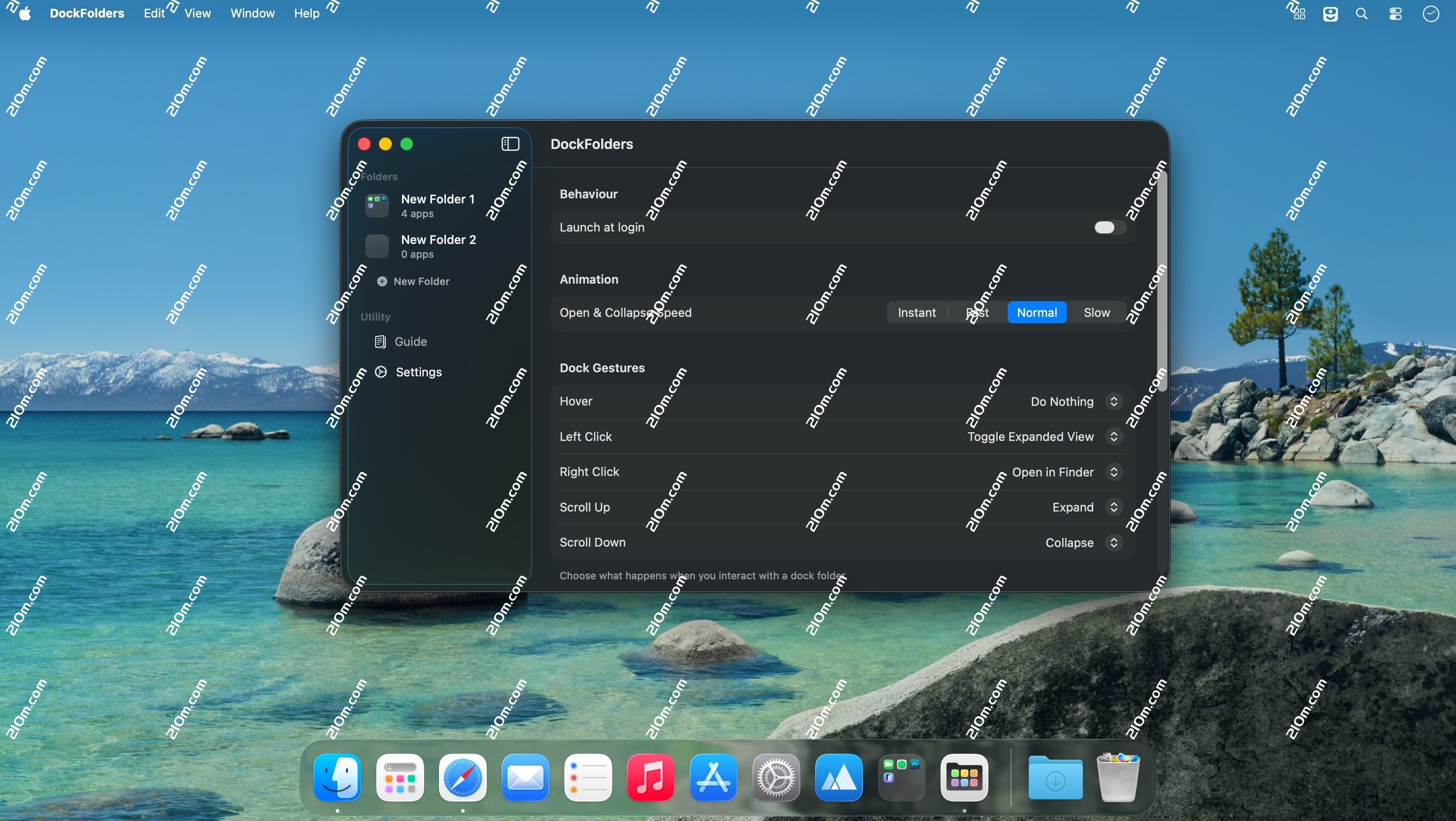 DockFolders for mac(dock栏整理工具)的截图